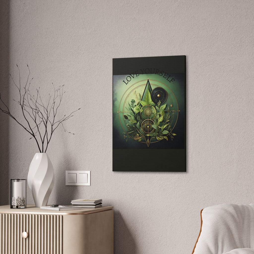 Canvas Art Print, Boho Wall Decor, Greenery Artwork, Nature Inspired Decor, Gift for Plant Lovers
