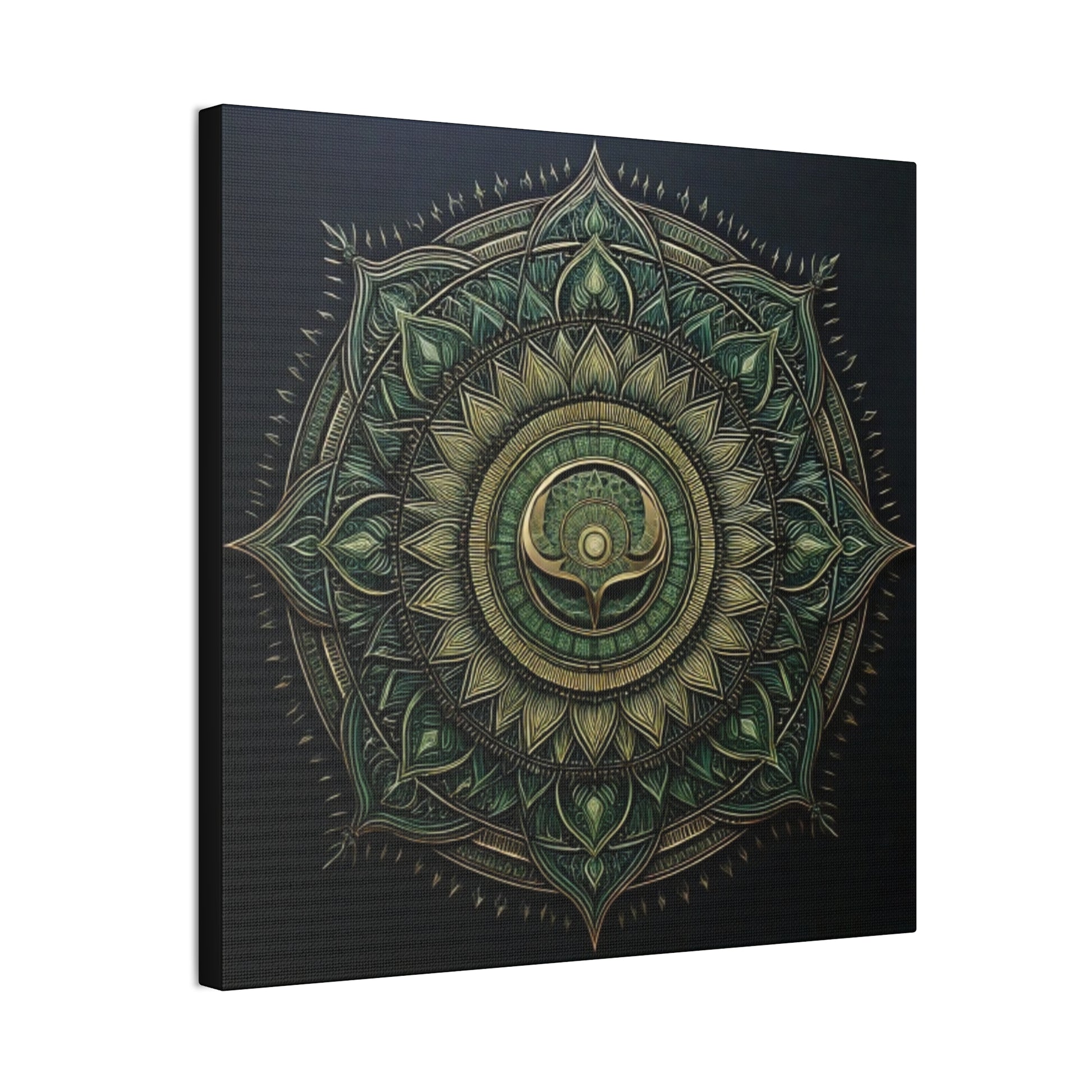 Bohemian Decor Wall Art Canvas, Mandala Artwork, Home Decor Gift, Meditation Room Decoration, Unique Gift for Yoga Lovers