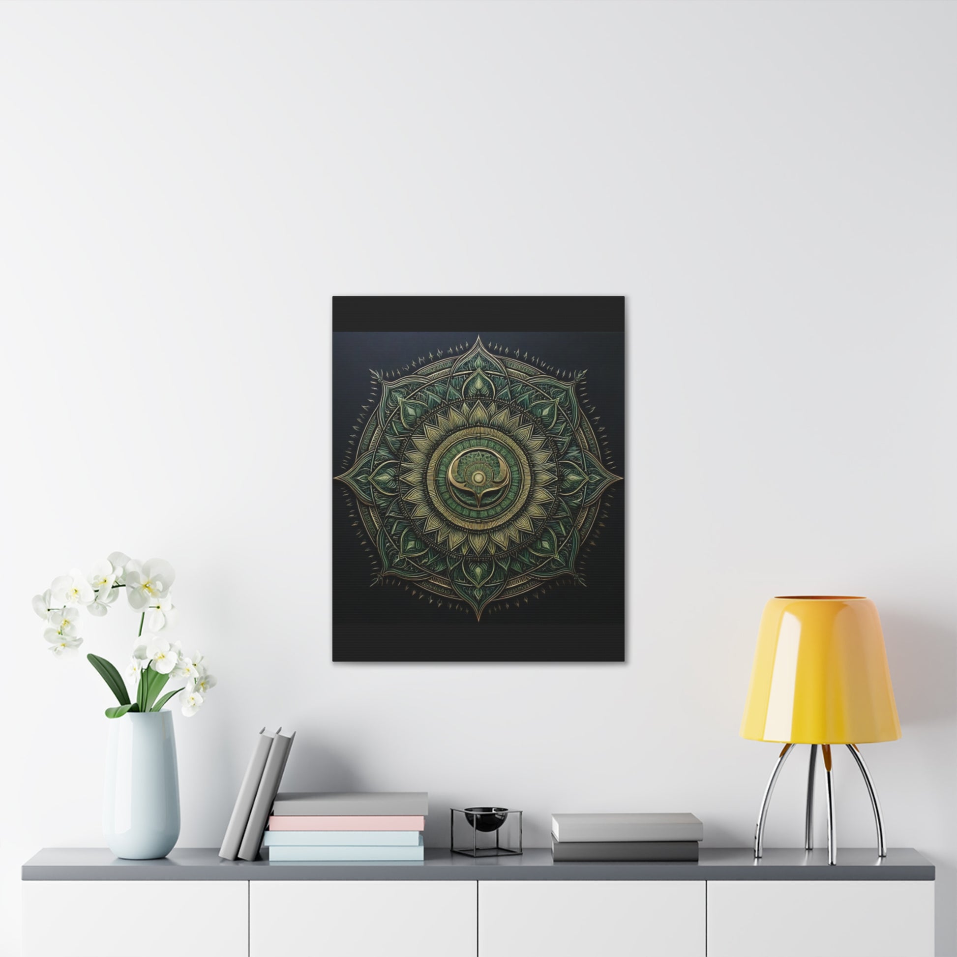 Bohemian Decor Wall Art Canvas, Mandala Artwork, Home Decor Gift, Meditation Room Decoration, Unique Gift for Yoga Lovers
