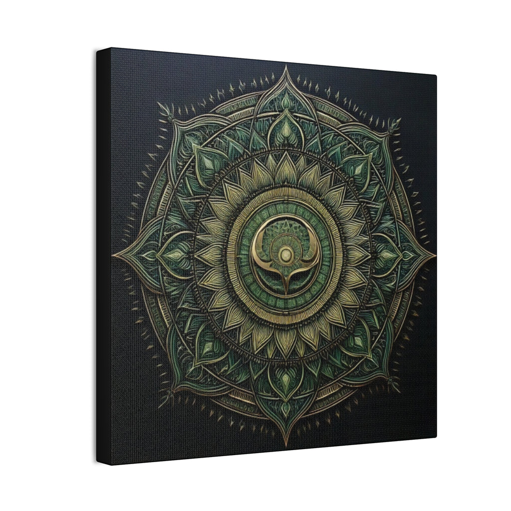 Bohemian Decor Wall Art Canvas, Mandala Artwork, Home Decor Gift, Meditation Room Decoration, Unique Gift for Yoga Lovers