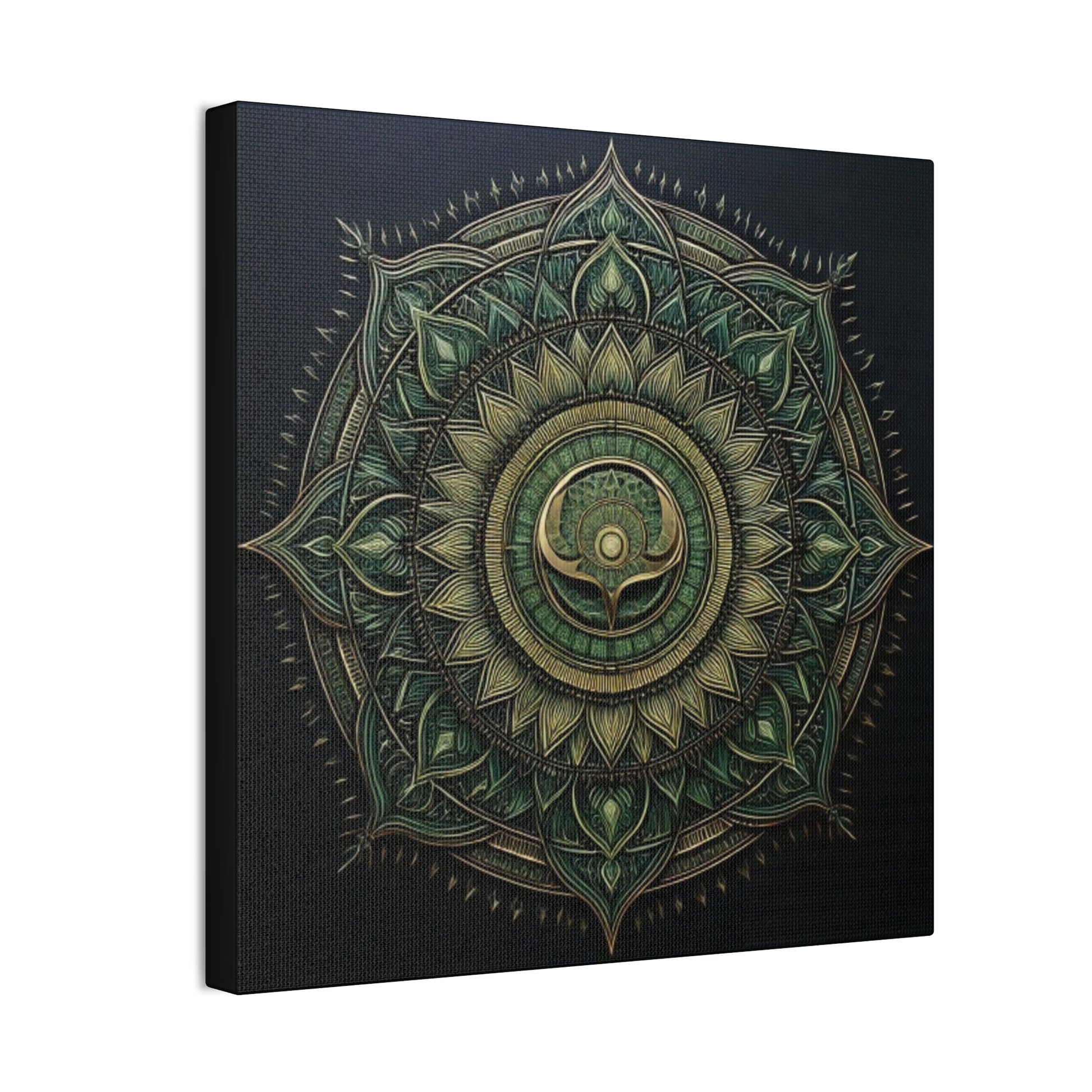 Bohemian Decor Wall Art Canvas, Mandala Artwork, Home Decor Gift, Meditation Room Decoration, Unique Gift for Yoga Lovers