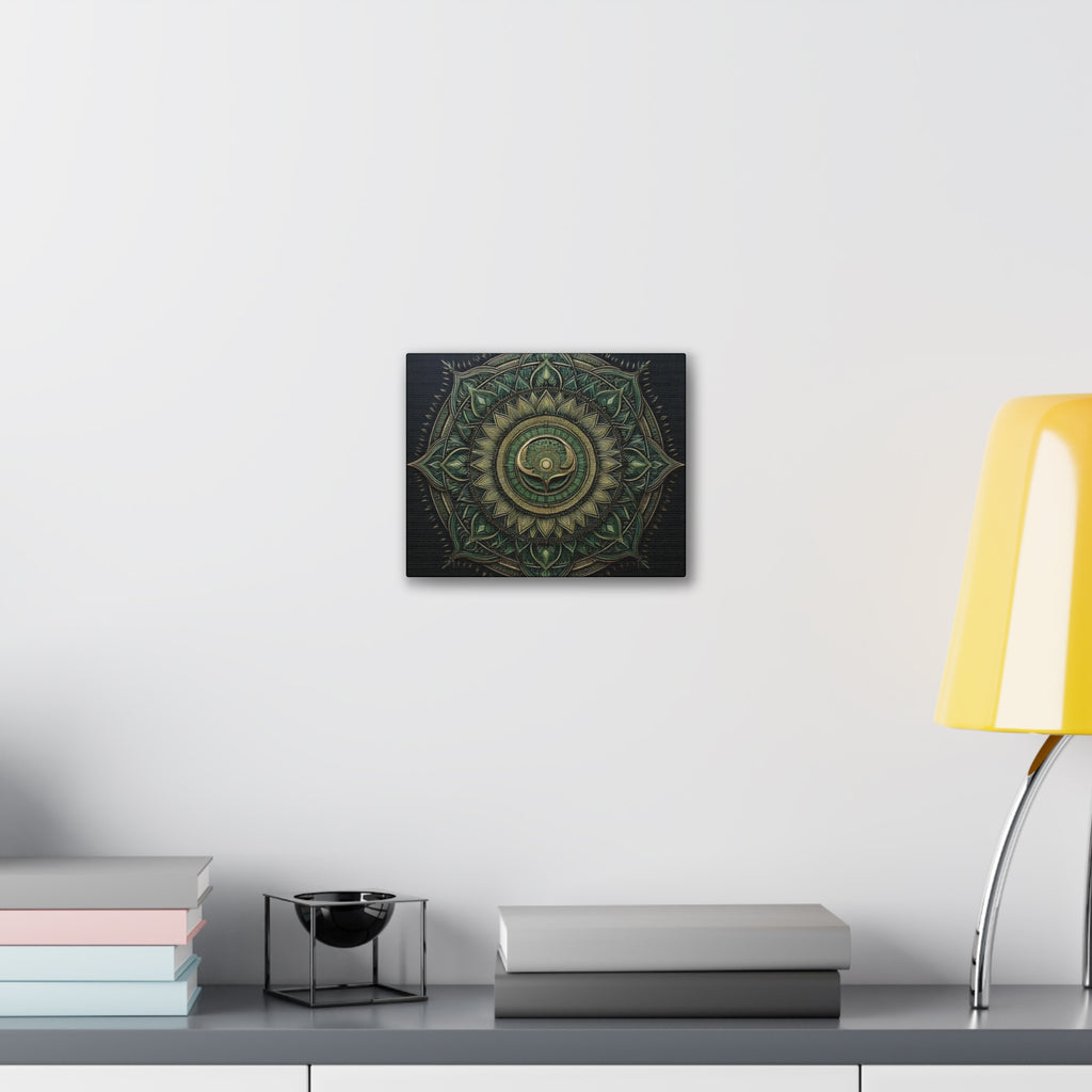 Bohemian Decor Wall Art Canvas, Mandala Artwork, Home Decor Gift, Meditation Room Decoration, Unique Gift for Yoga Lovers