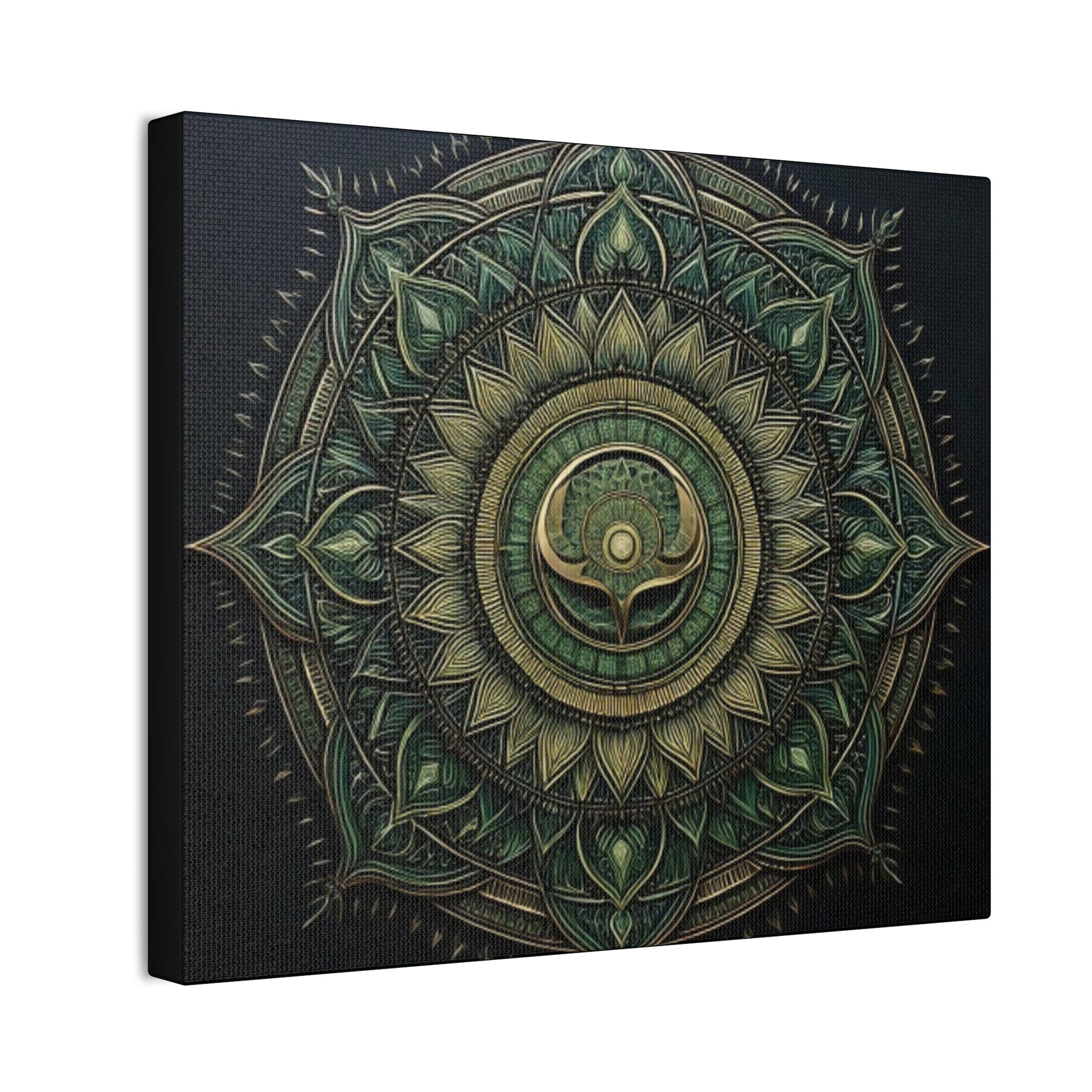 Bohemian Decor Wall Art Canvas, Mandala Artwork, Home Decor Gift, Meditation Room Decoration, Unique Gift for Yoga Lovers
