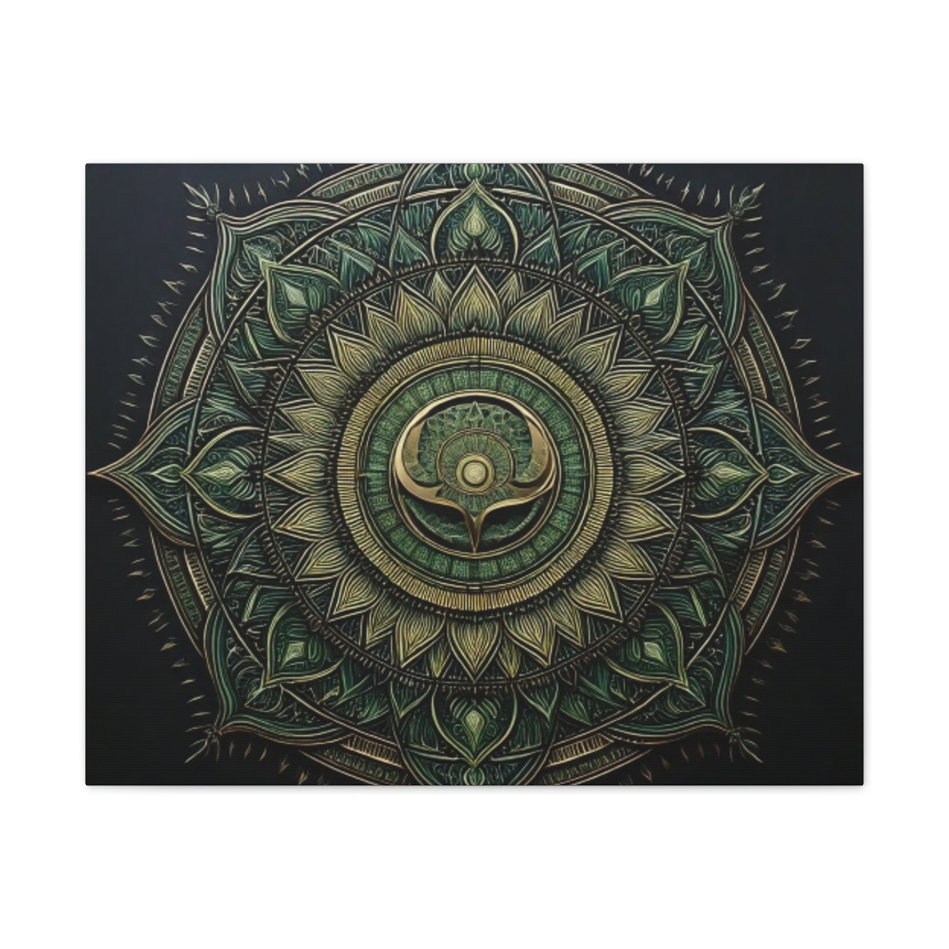 Bohemian Decor Wall Art Canvas, Mandala Artwork, Home Decor Gift, Meditation Room Decoration, Unique Gift for Yoga Lovers