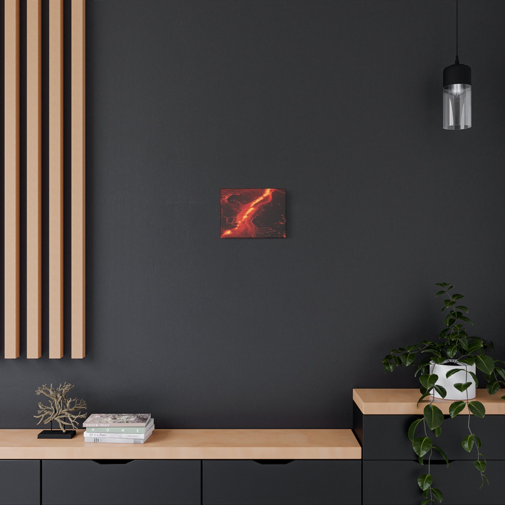 Lava Flow Canvas Wall Art, Modern Home Decor, Unique Gift for Art Lovers, Living Room Decoration