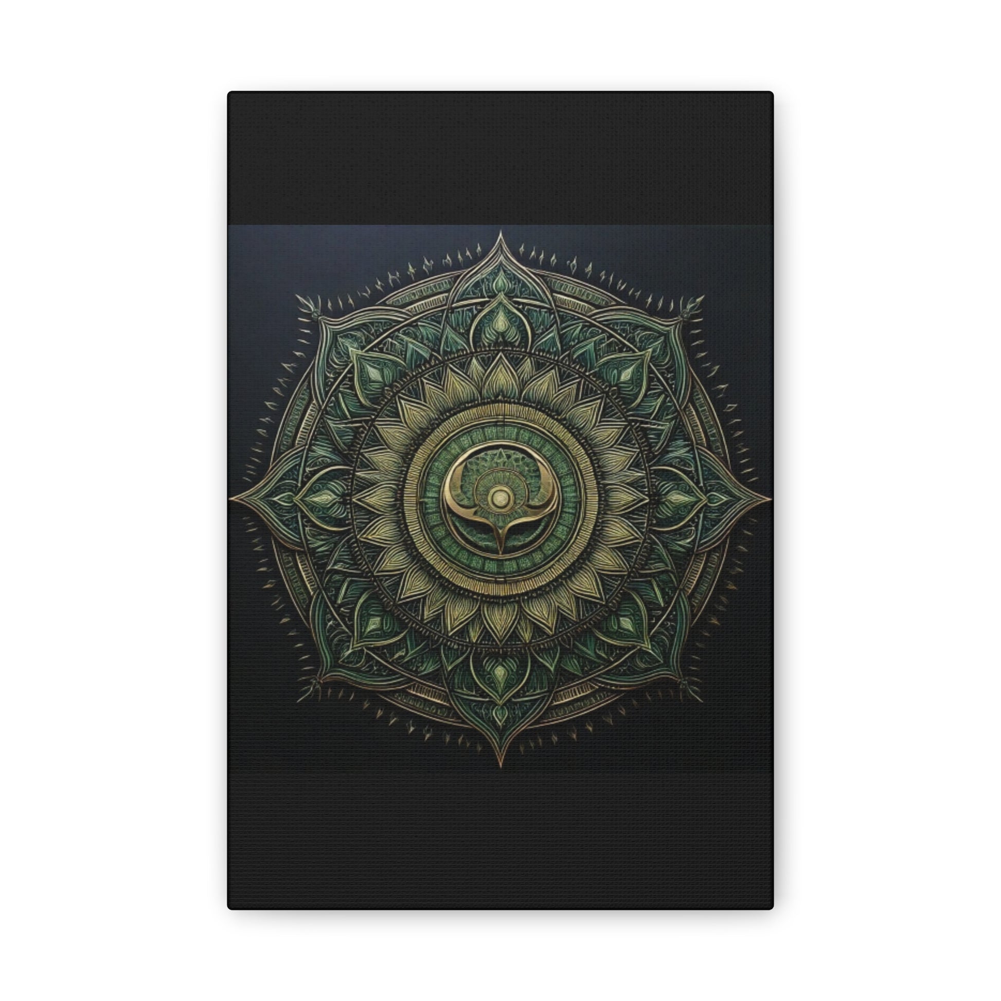 Bohemian Decor Wall Art Canvas, Mandala Artwork, Home Decor Gift, Meditation Room Decoration, Unique Gift for Yoga Lovers