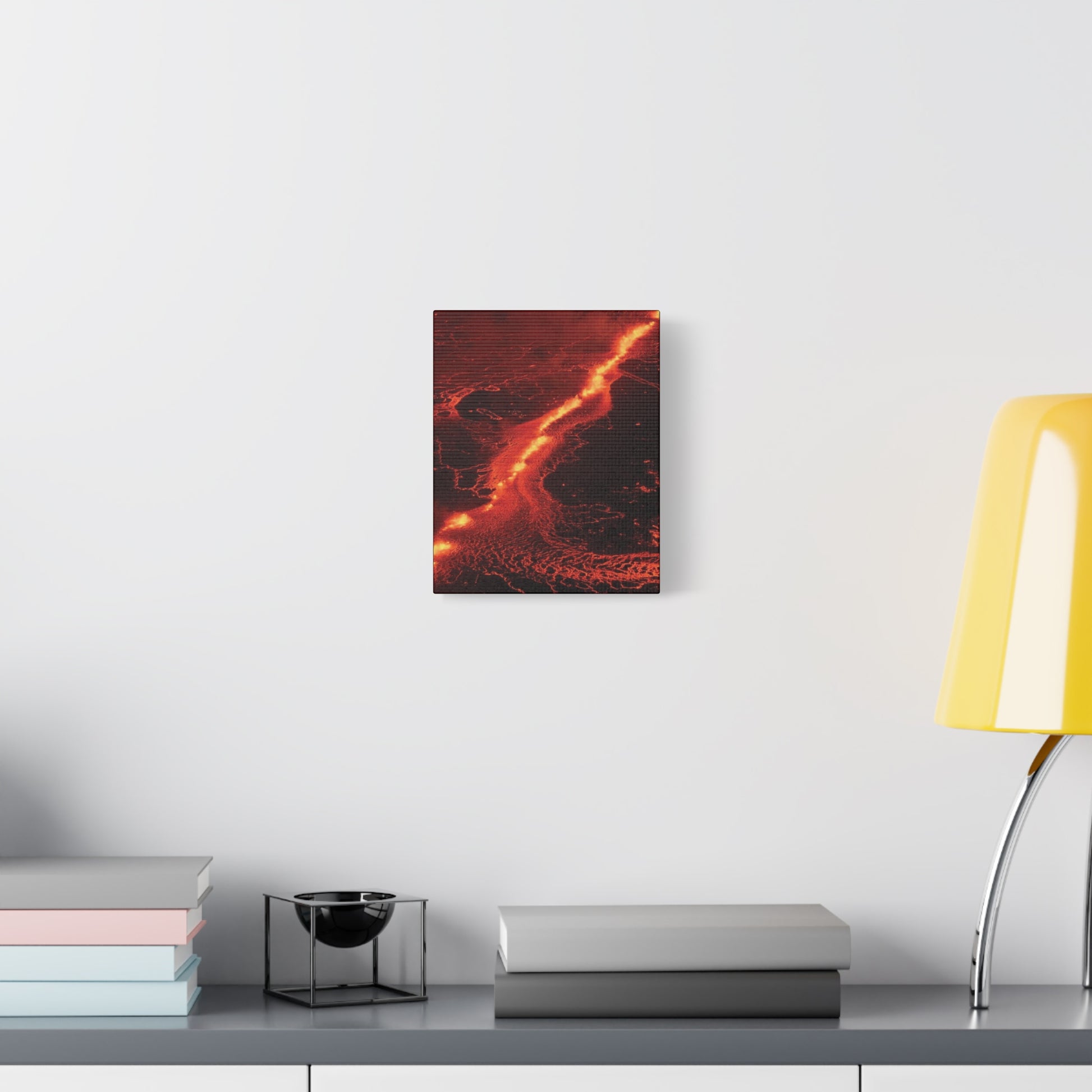Lava Flow Canvas Wall Art, Modern Home Decor, Unique Gift for Art Lovers, Living Room Decoration