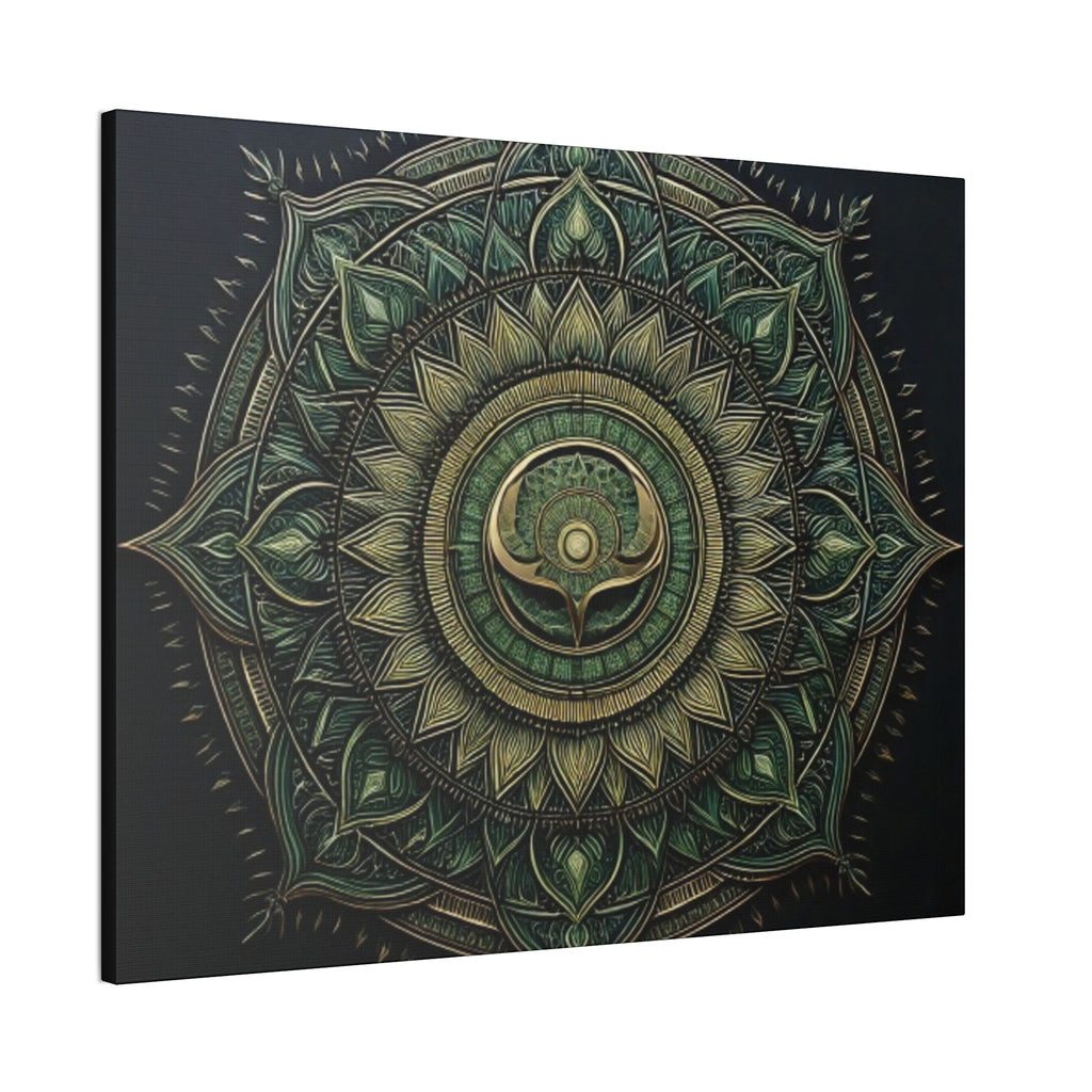Bohemian Decor Wall Art Canvas, Mandala Artwork, Home Decor Gift, Meditation Room Decoration, Unique Gift for Yoga Lovers