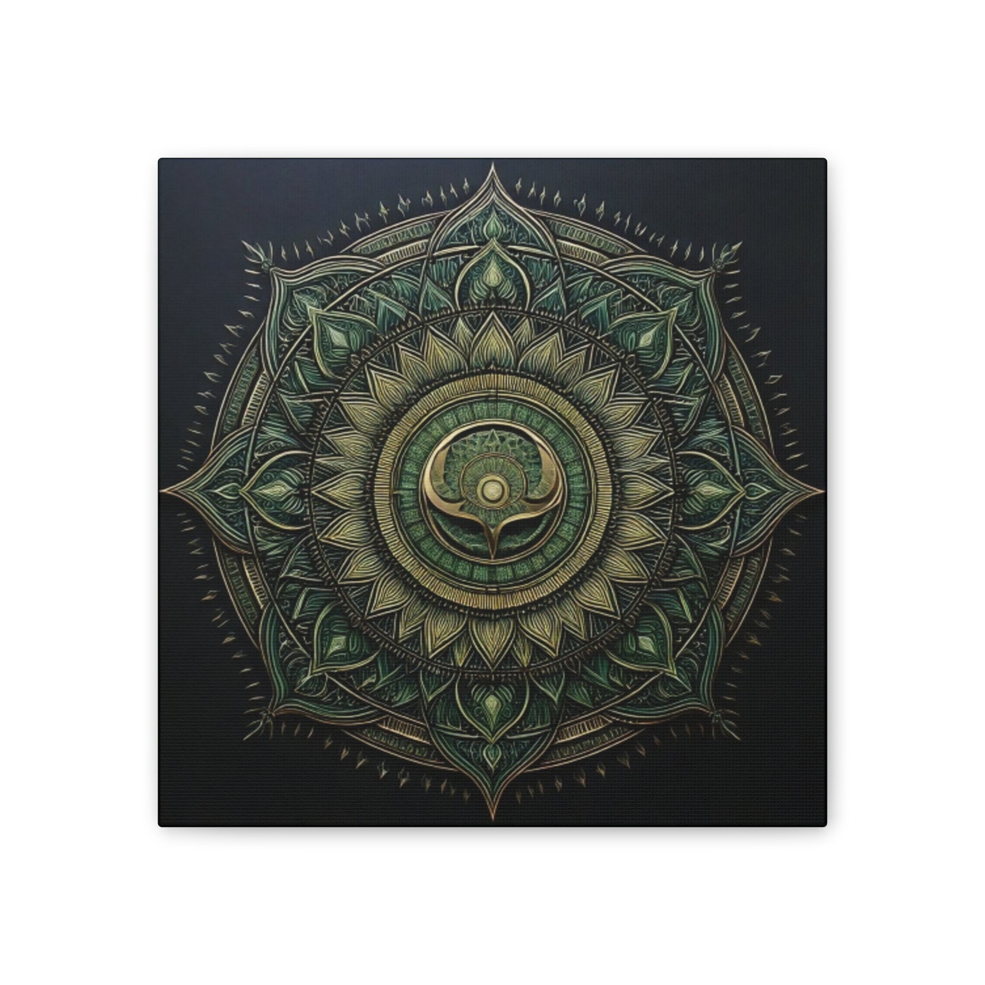 Bohemian Decor Wall Art Canvas, Mandala Artwork, Home Decor Gift, Meditation Room Decoration, Unique Gift for Yoga Lovers