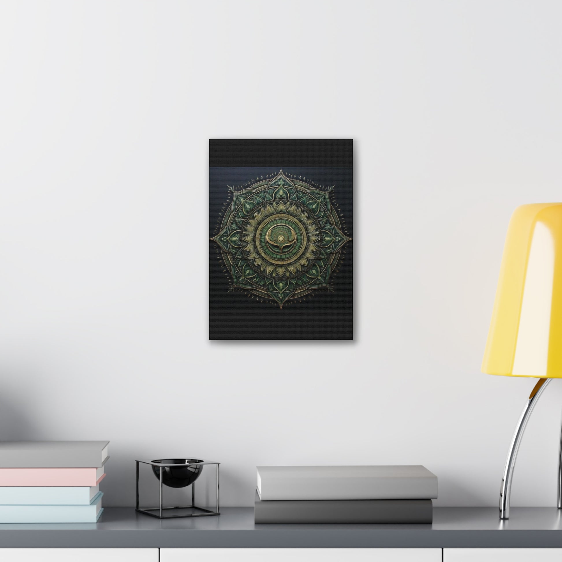 Bohemian Decor Wall Art Canvas, Mandala Artwork, Home Decor Gift, Meditation Room Decoration, Unique Gift for Yoga Lovers