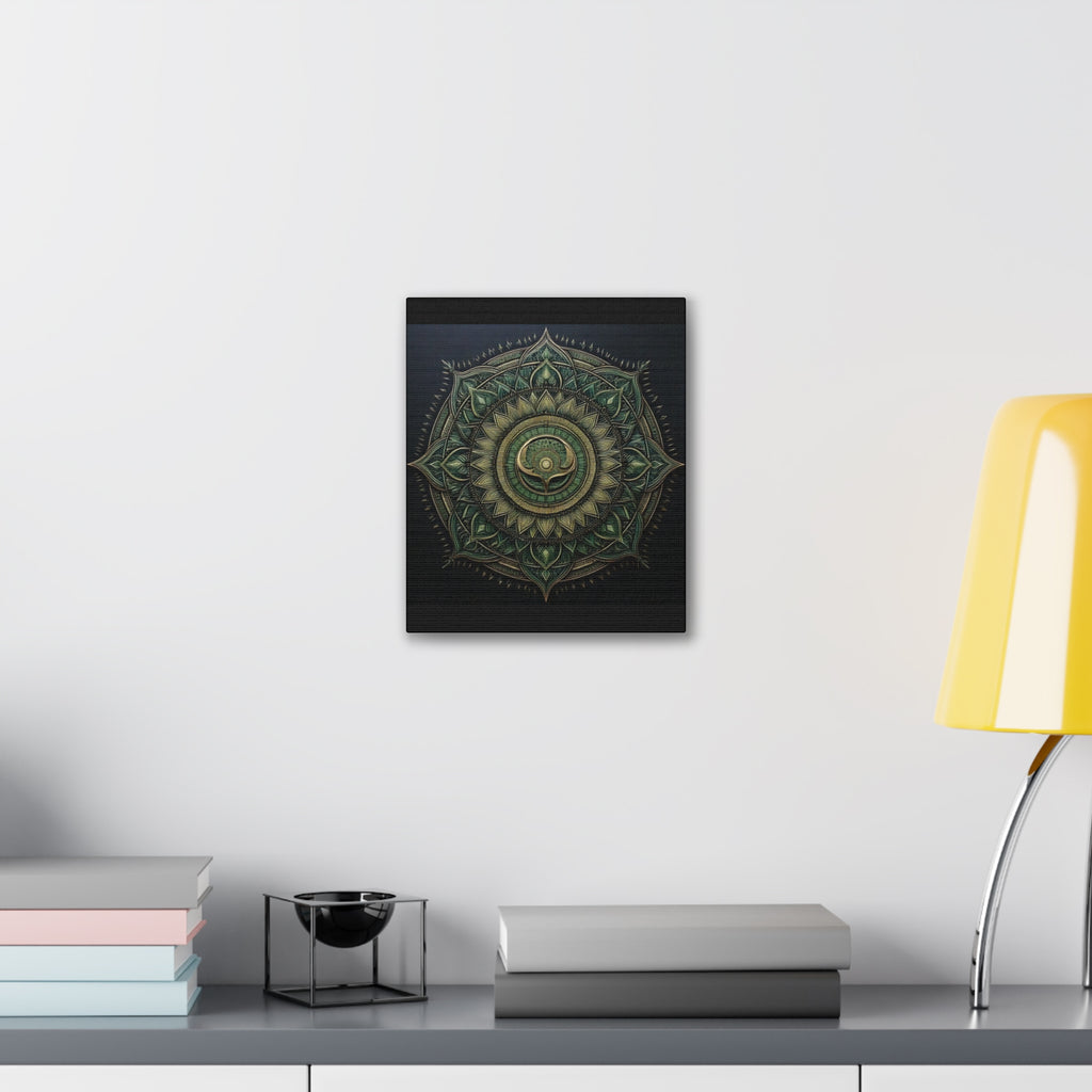 Bohemian Decor Wall Art Canvas, Mandala Artwork, Home Decor Gift, Meditation Room Decoration, Unique Gift for Yoga Lovers