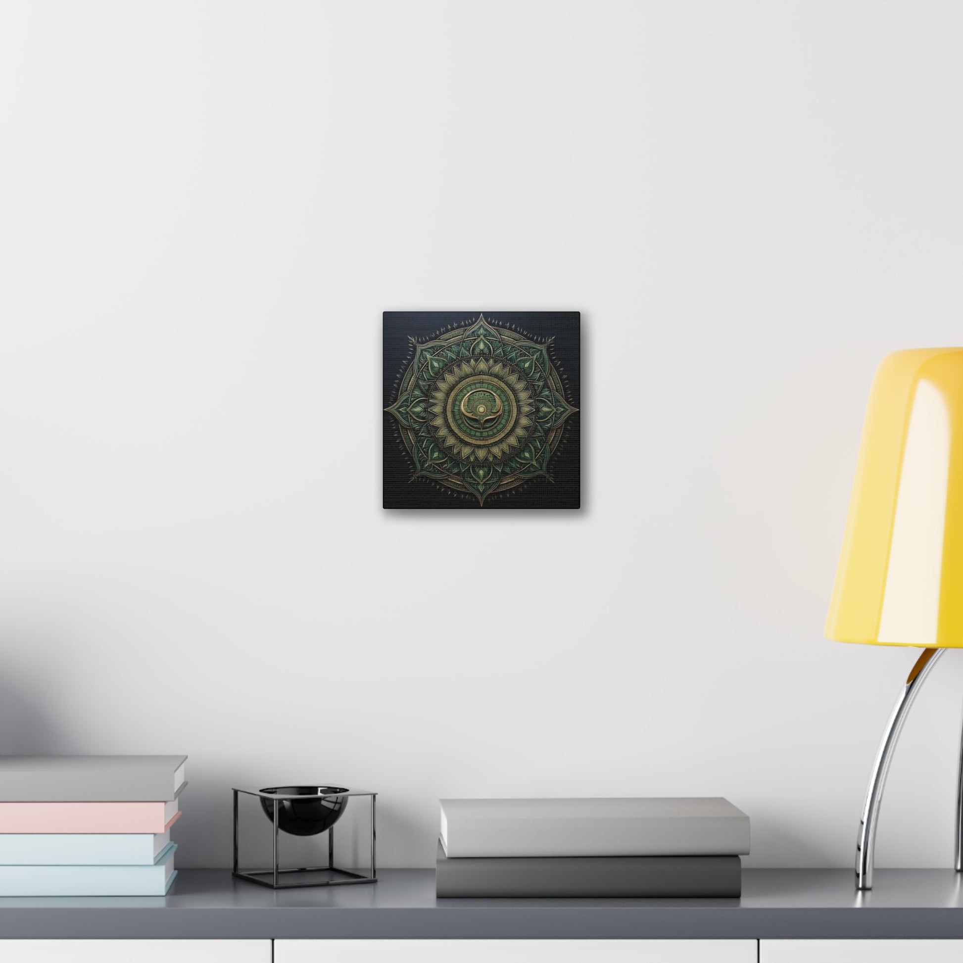 Bohemian Decor Wall Art Canvas, Mandala Artwork, Home Decor Gift, Meditation Room Decoration, Unique Gift for Yoga Lovers