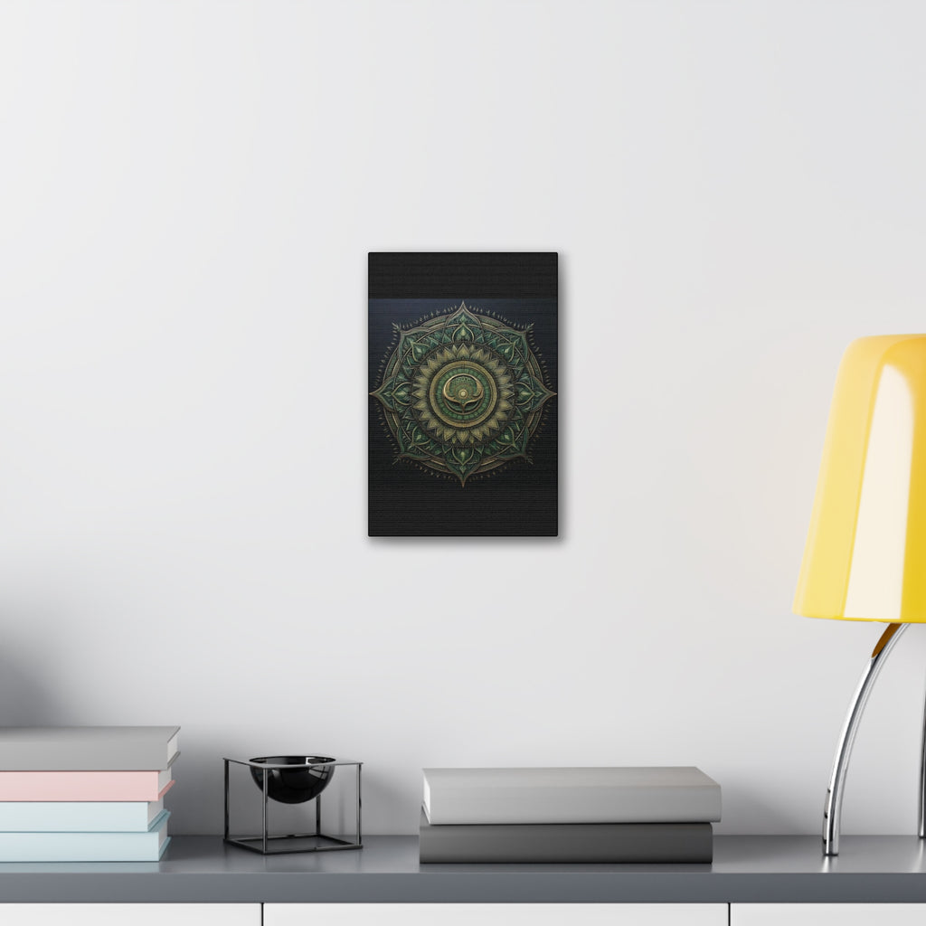 Bohemian Decor Wall Art Canvas, Mandala Artwork, Home Decor Gift, Meditation Room Decoration, Unique Gift for Yoga Lovers