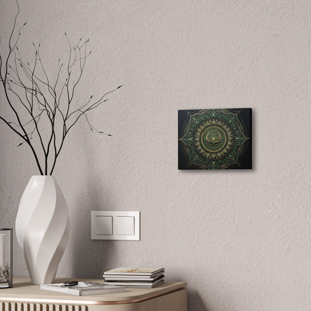 Bohemian Decor Wall Art Canvas, Mandala Artwork, Home Decor Gift, Meditation Room Decoration, Unique Gift for Yoga Lovers