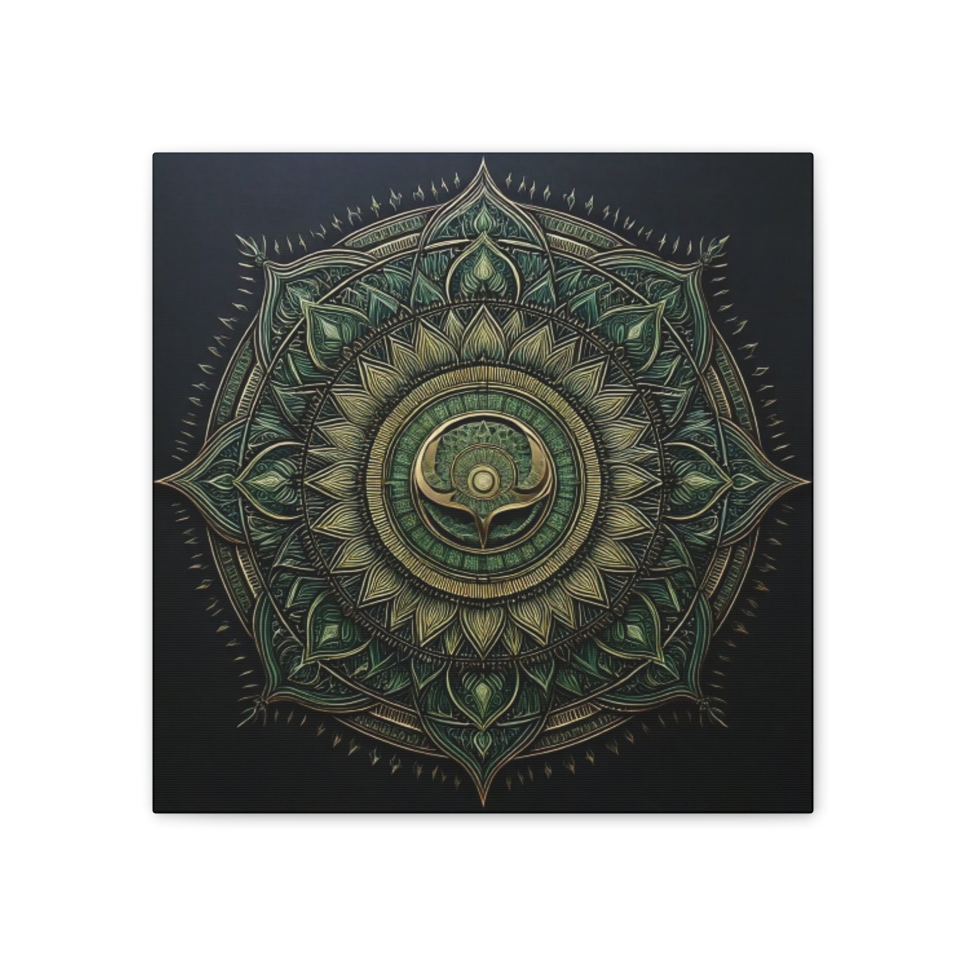 Bohemian Decor Wall Art Canvas, Mandala Artwork, Home Decor Gift, Meditation Room Decoration, Unique Gift for Yoga Lovers