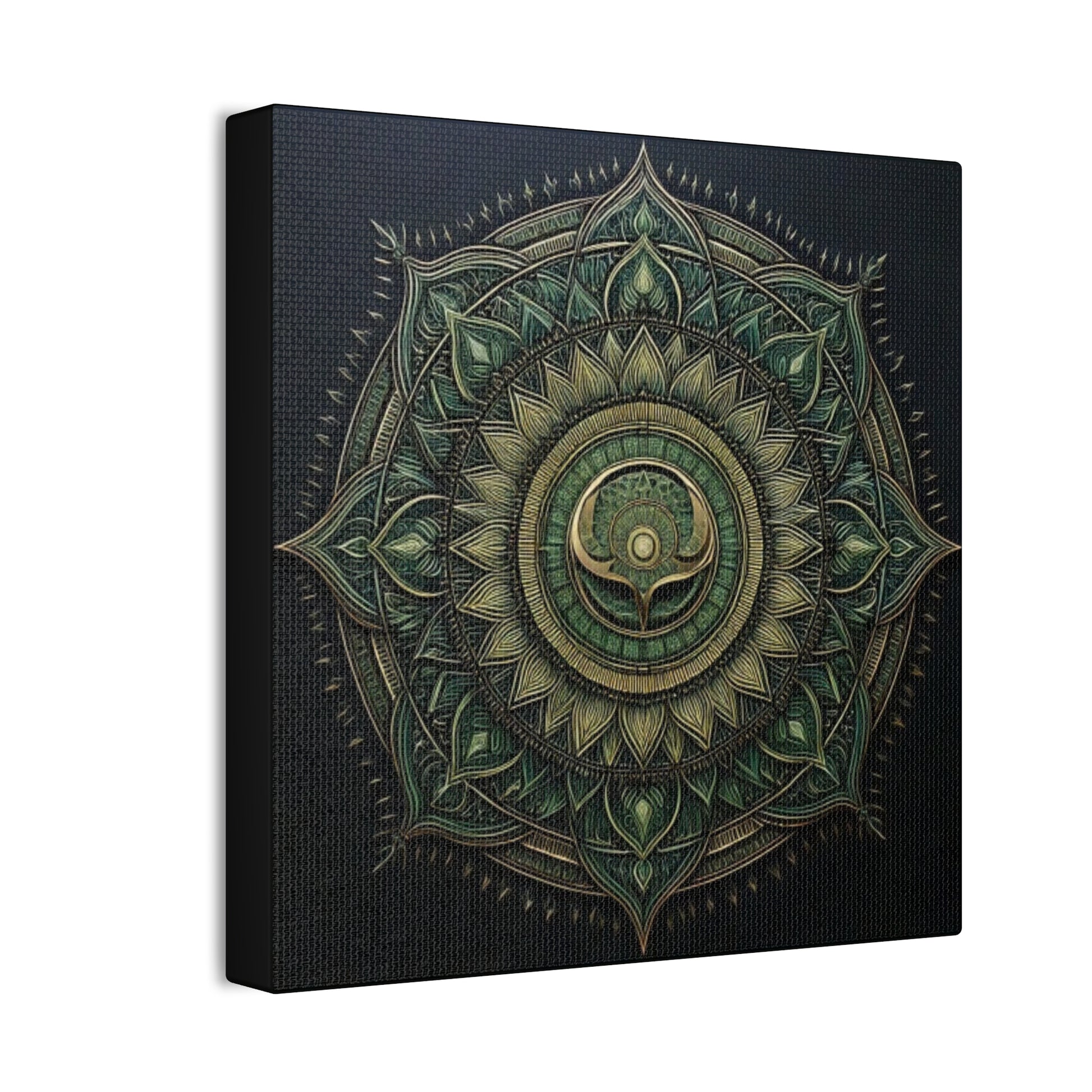 Bohemian Decor Wall Art Canvas, Mandala Artwork, Home Decor Gift, Meditation Room Decoration, Unique Gift for Yoga Lovers