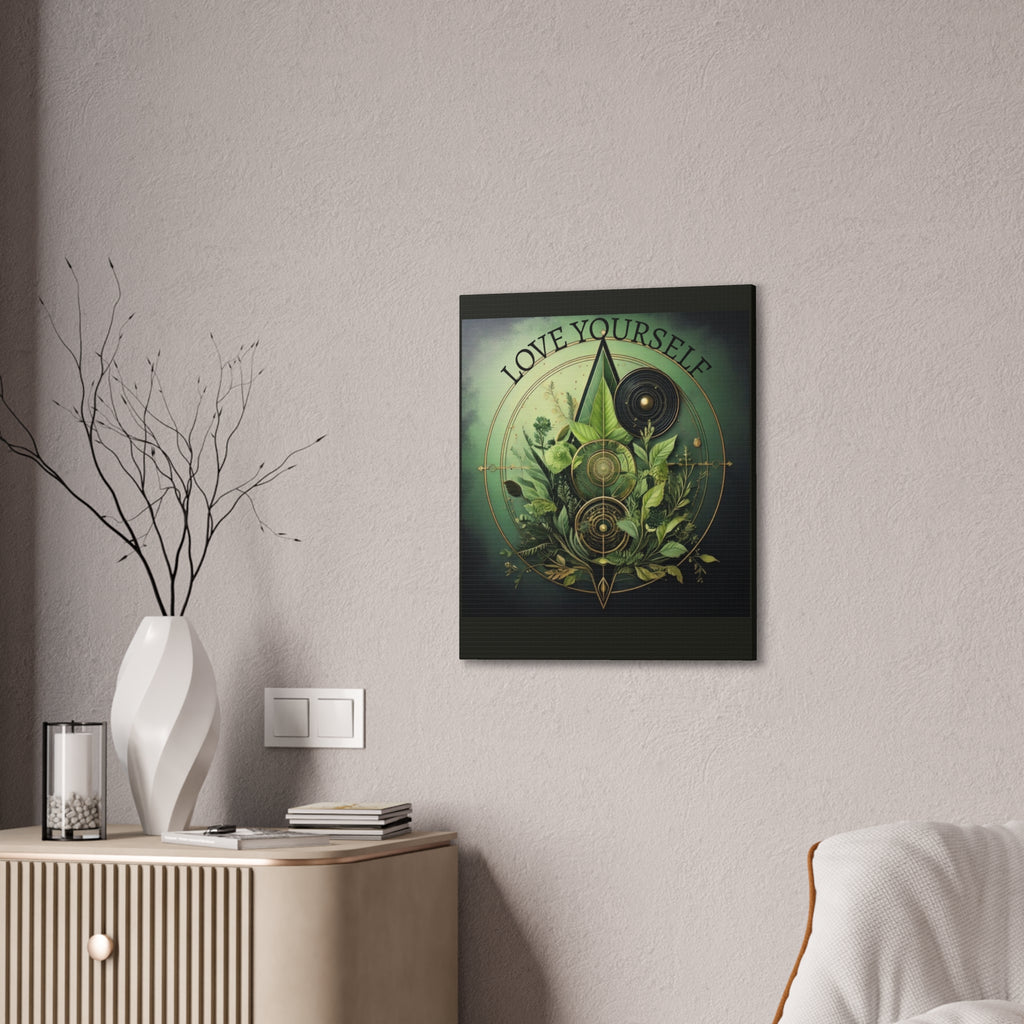 Canvas Art Print, Boho Wall Decor, Greenery Artwork, Nature Inspired Decor, Gift for Plant Lovers