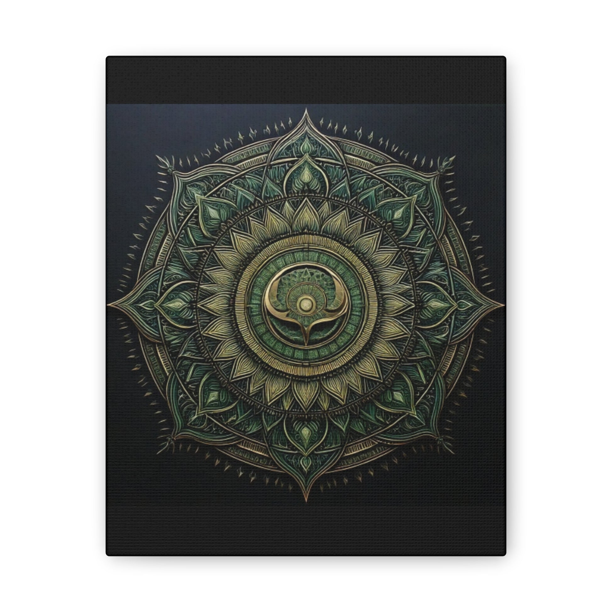 Bohemian Decor Wall Art Canvas, Mandala Artwork, Home Decor Gift, Meditation Room Decoration, Unique Gift for Yoga Lovers