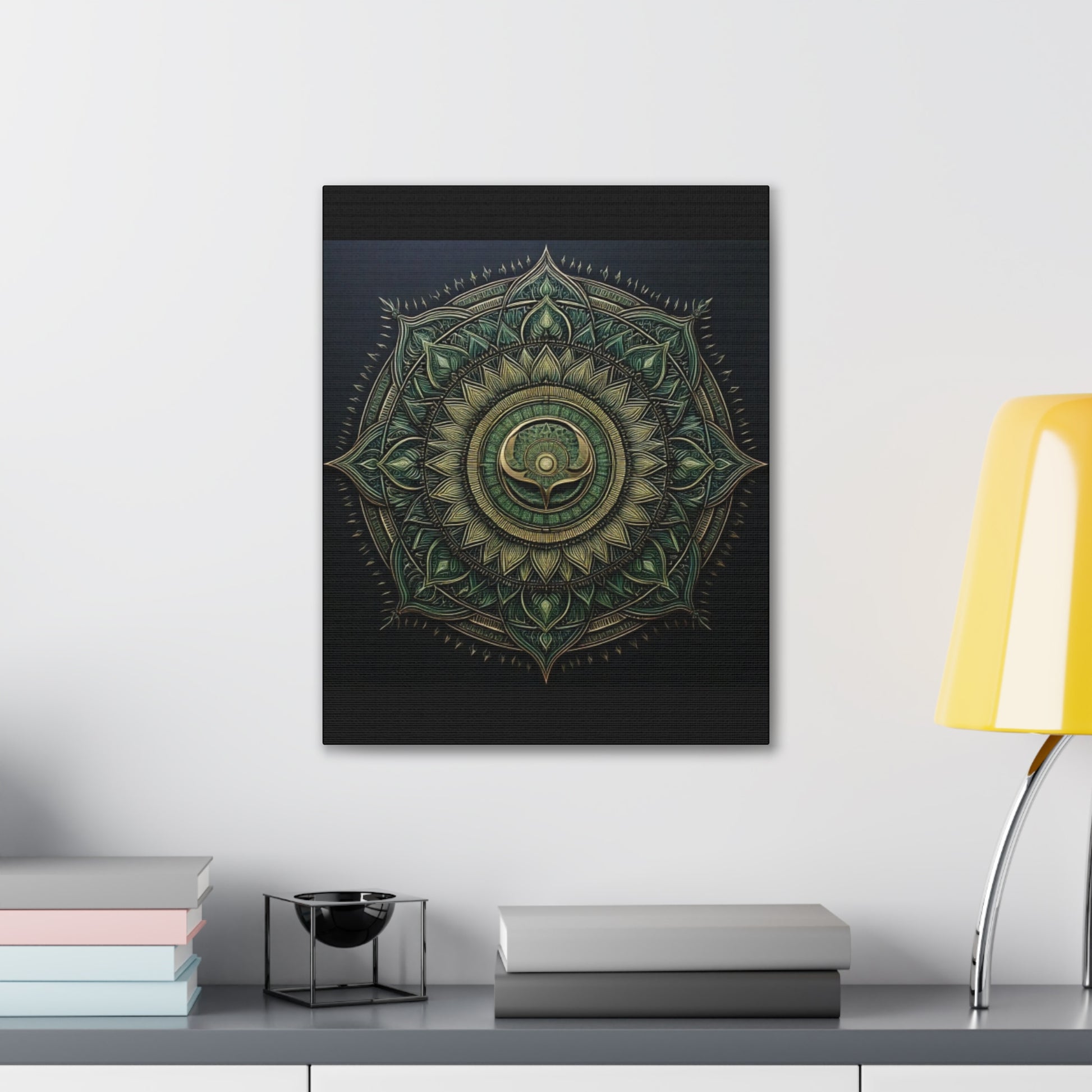 Bohemian Decor Wall Art Canvas, Mandala Artwork, Home Decor Gift, Meditation Room Decoration, Unique Gift for Yoga Lovers