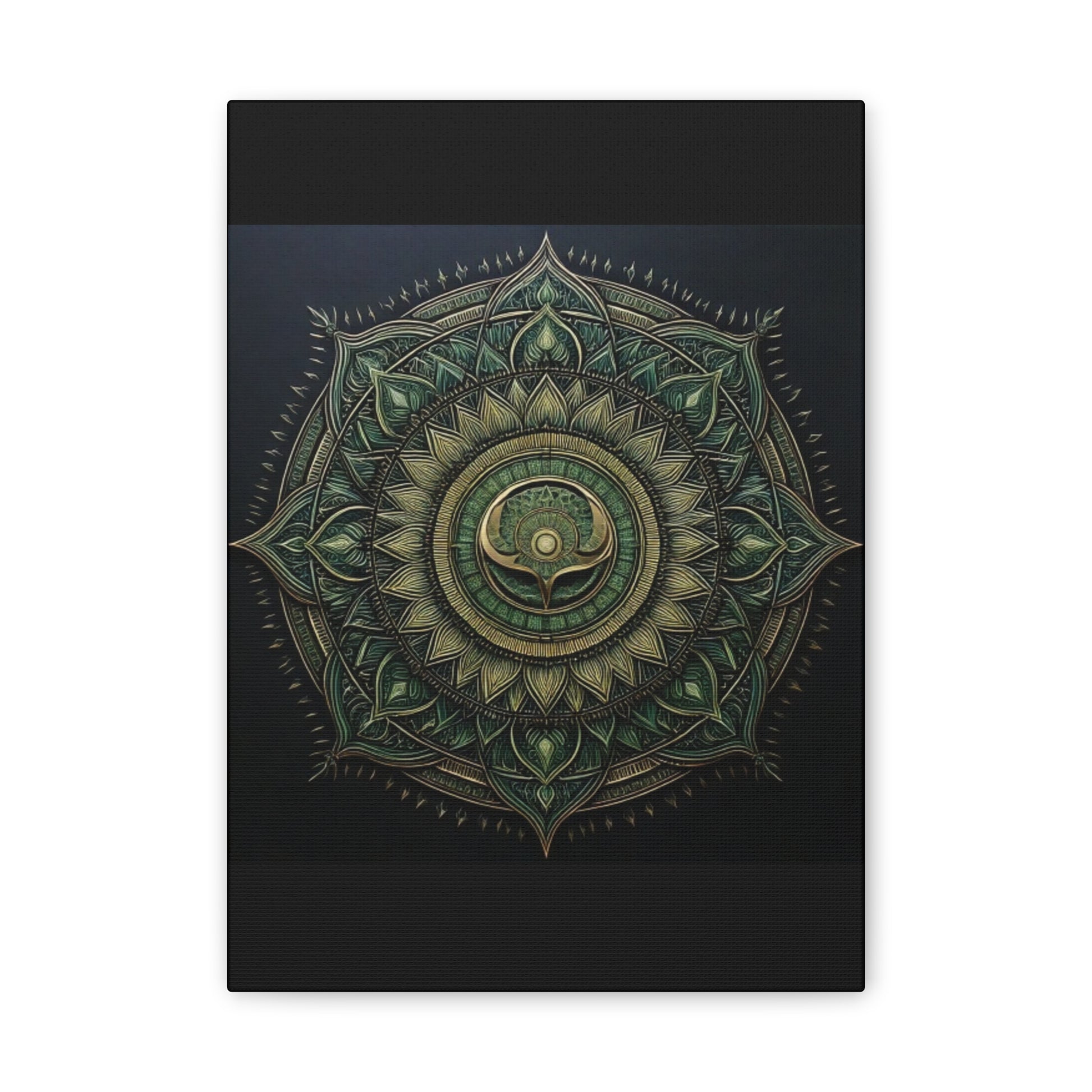 Bohemian Decor Wall Art Canvas, Mandala Artwork, Home Decor Gift, Meditation Room Decoration, Unique Gift for Yoga Lovers