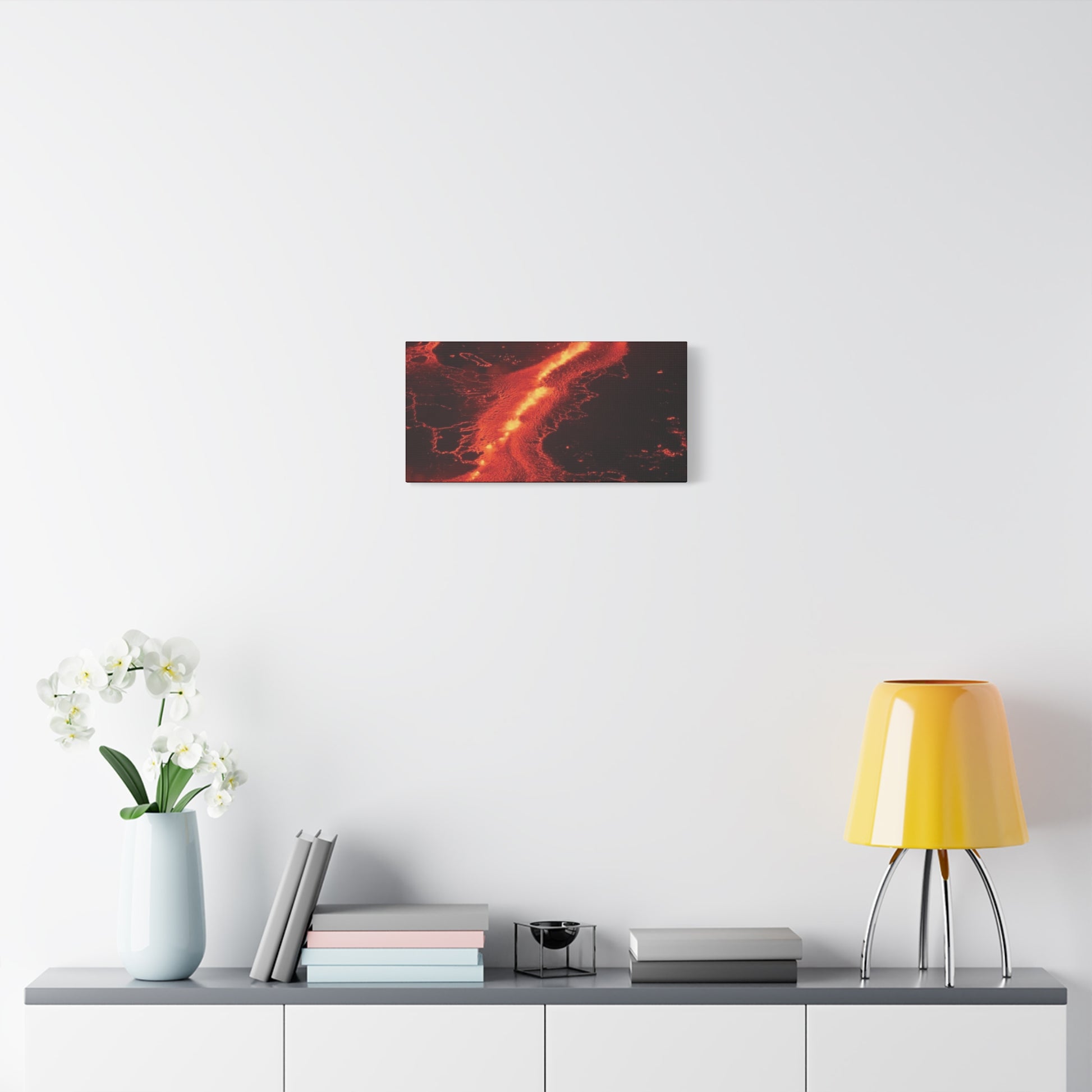 Lava Flow Canvas Wall Art, Modern Home Decor, Unique Gift for Art Lovers, Living Room Decoration