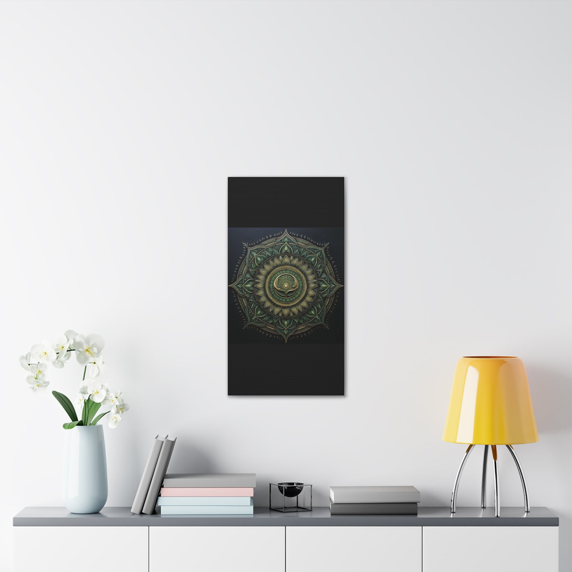Bohemian Decor Wall Art Canvas, Mandala Artwork, Home Decor Gift, Meditation Room Decoration, Unique Gift for Yoga Lovers