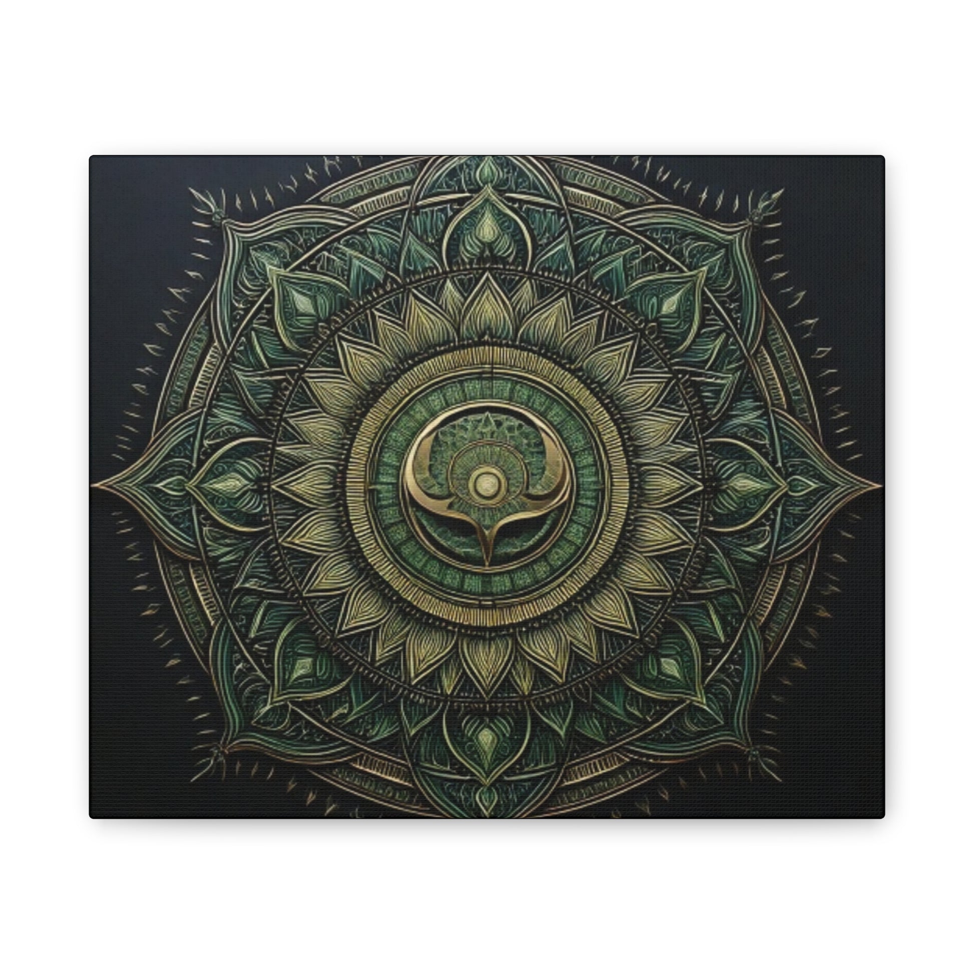 Bohemian Decor Wall Art Canvas, Mandala Artwork, Home Decor Gift, Meditation Room Decoration, Unique Gift for Yoga Lovers