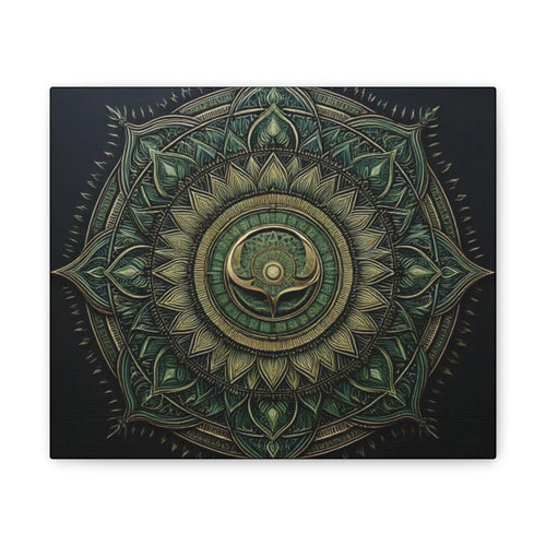 Bohemian Decor Wall Art Canvas, Mandala Artwork, Home Decor Gift, Meditation Room Decoration, Unique Gift for Yoga Lovers