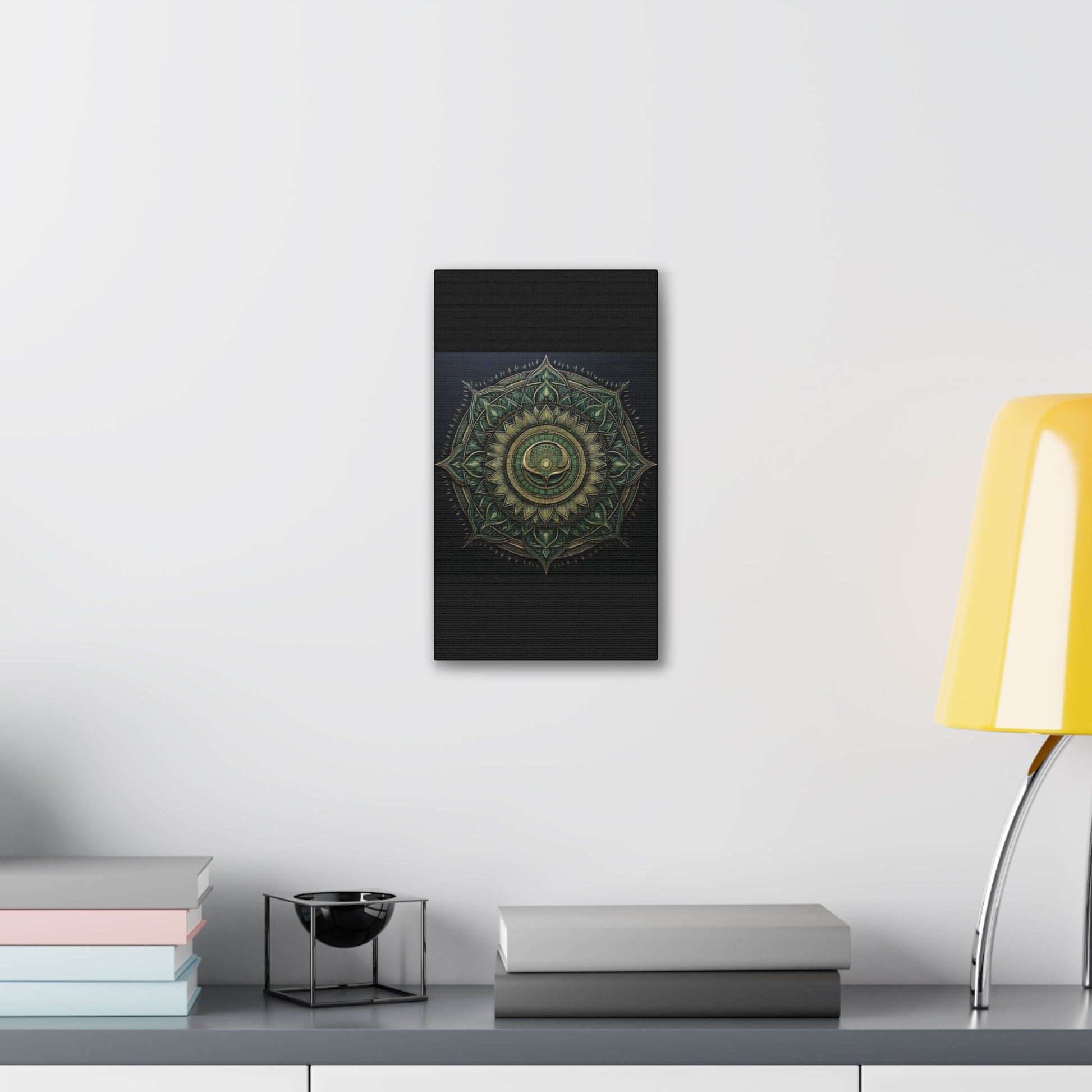 Bohemian Decor Wall Art Canvas, Mandala Artwork, Home Decor Gift, Meditation Room Decoration, Unique Gift for Yoga Lovers