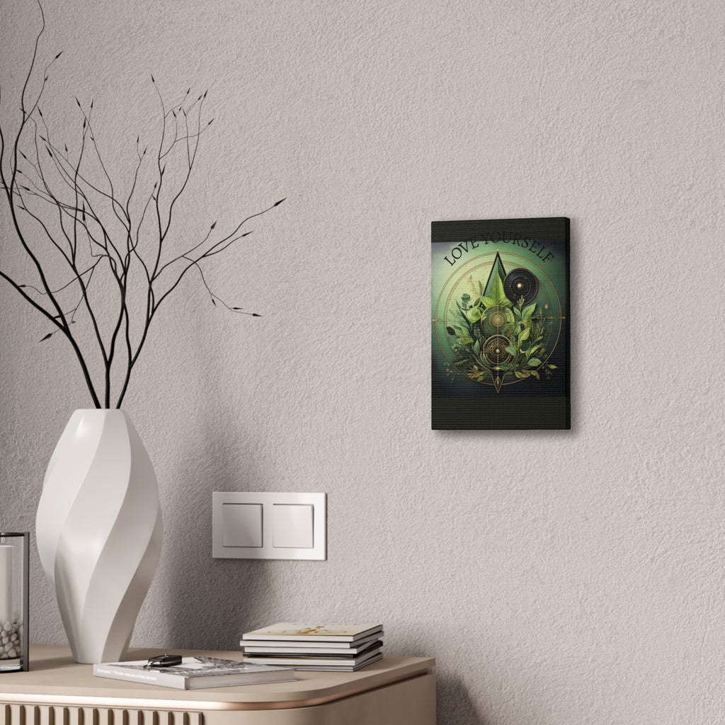 Canvas Art Print, Boho Wall Decor, Greenery Artwork, Nature Inspired Decor, Gift for Plant Lovers