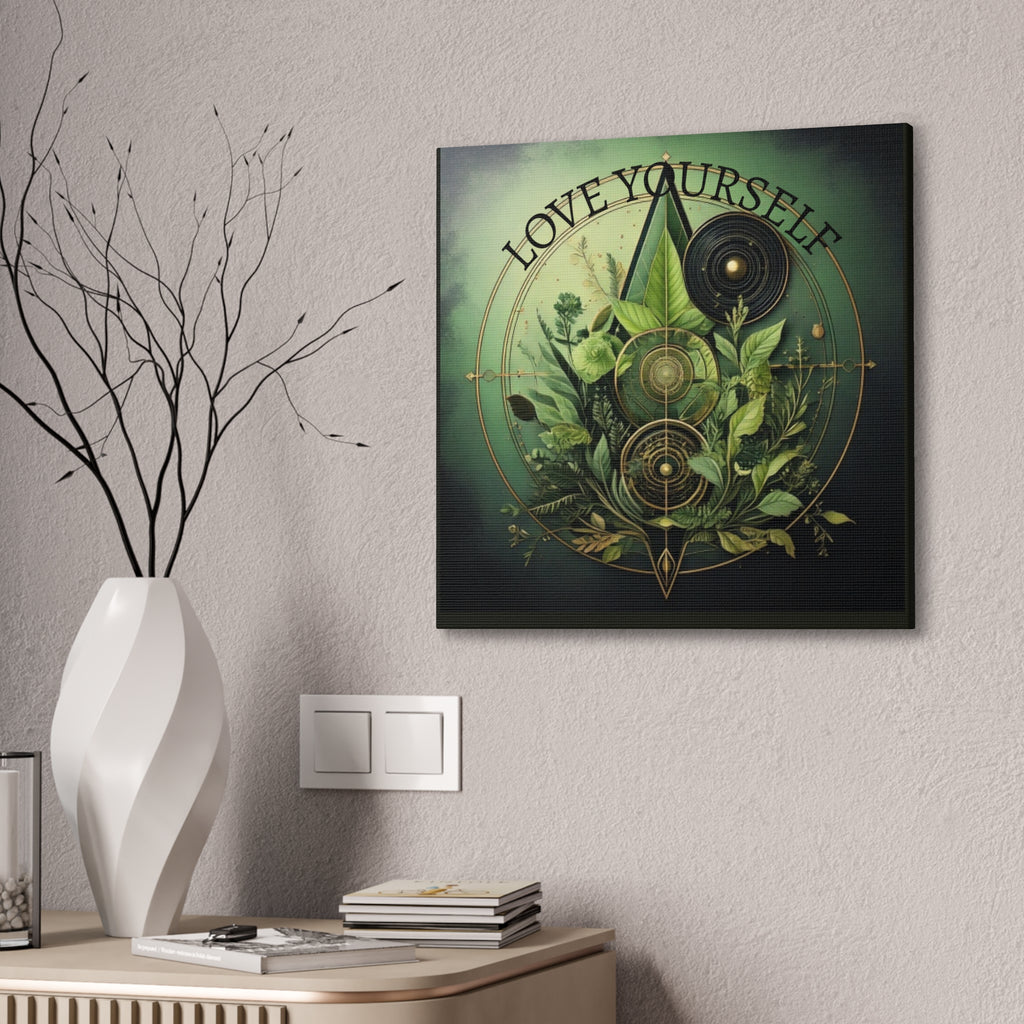 Canvas Art Print, Boho Wall Decor, Greenery Artwork, Nature Inspired Decor, Gift for Plant Lovers