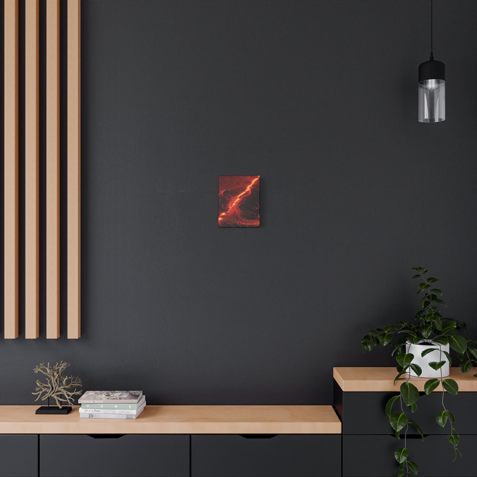 Lava Flow Canvas Wall Art, Modern Home Decor, Unique Gift for Art Lovers, Living Room Decoration