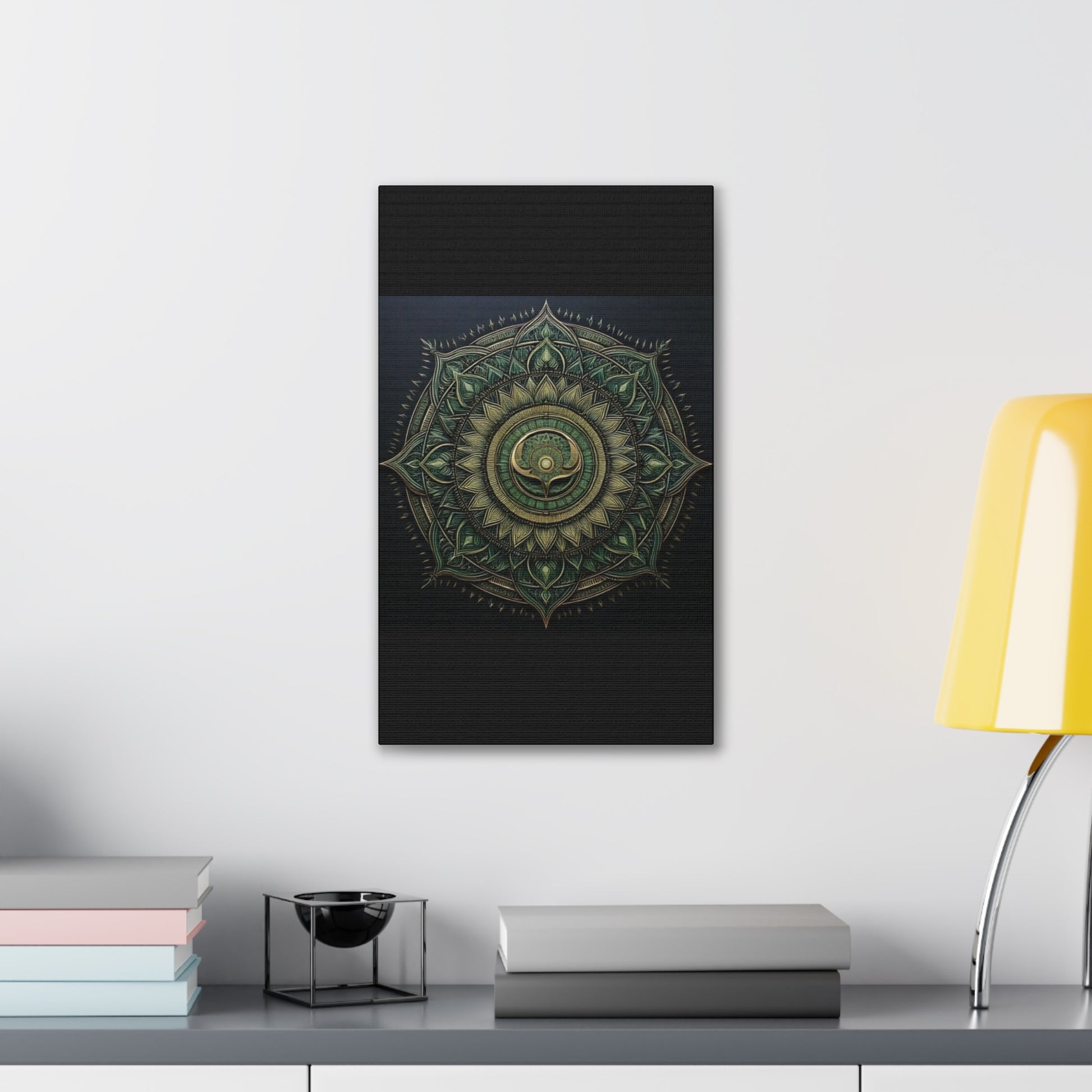 Bohemian Decor Wall Art Canvas, Mandala Artwork, Home Decor Gift, Meditation Room Decoration, Unique Gift for Yoga Lovers