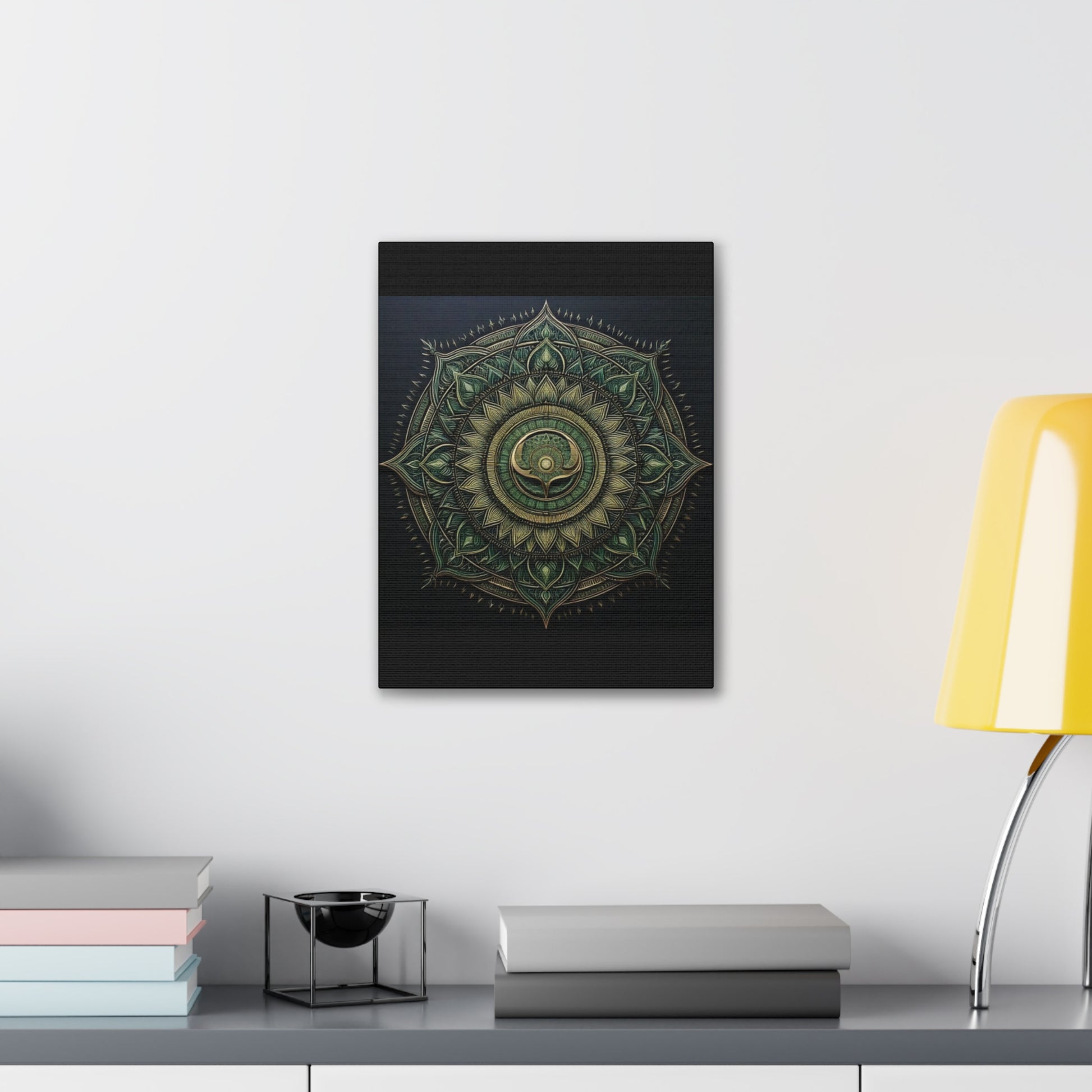 Bohemian Decor Wall Art Canvas, Mandala Artwork, Home Decor Gift, Meditation Room Decoration, Unique Gift for Yoga Lovers