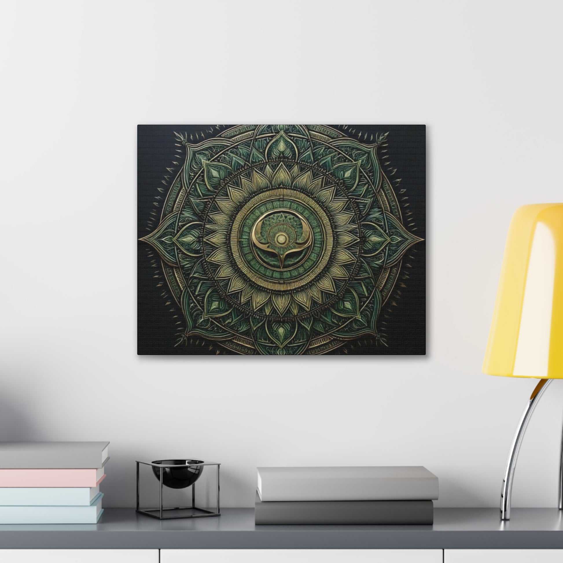 Bohemian Decor Wall Art Canvas, Mandala Artwork, Home Decor Gift, Meditation Room Decoration, Unique Gift for Yoga Lovers