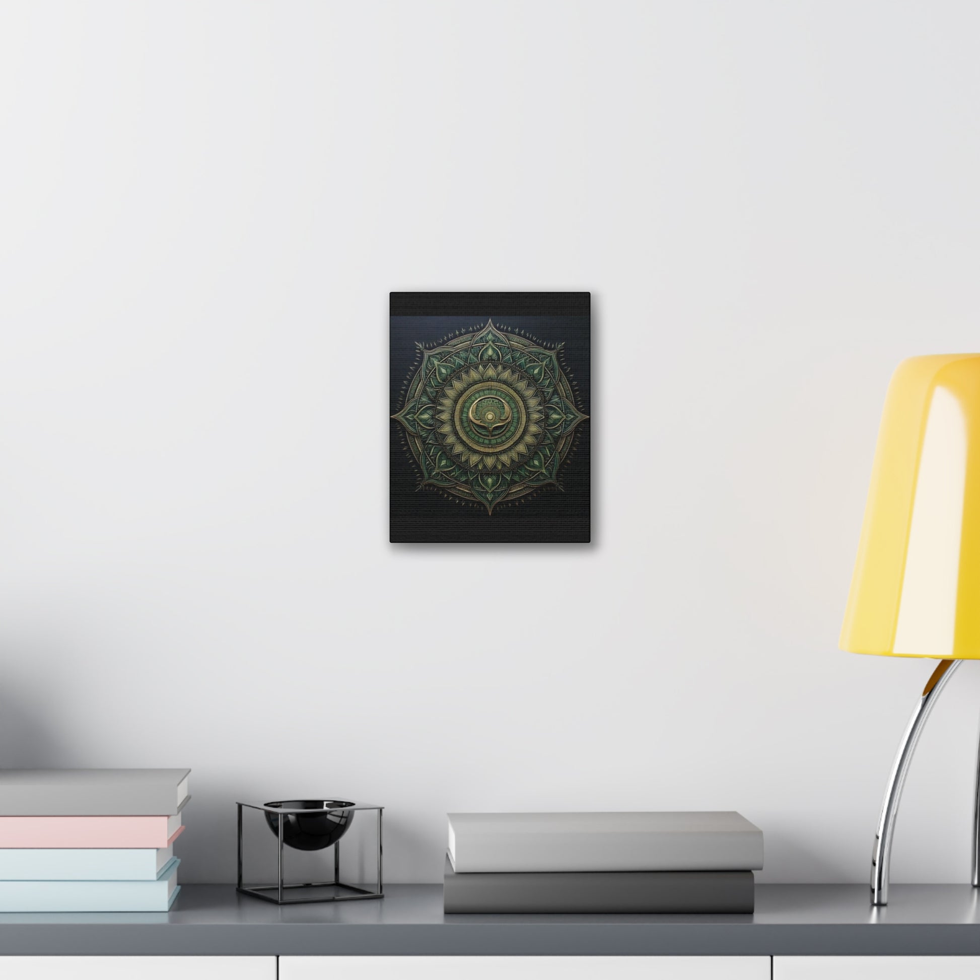 Bohemian Decor Wall Art Canvas, Mandala Artwork, Home Decor Gift, Meditation Room Decoration, Unique Gift for Yoga Lovers