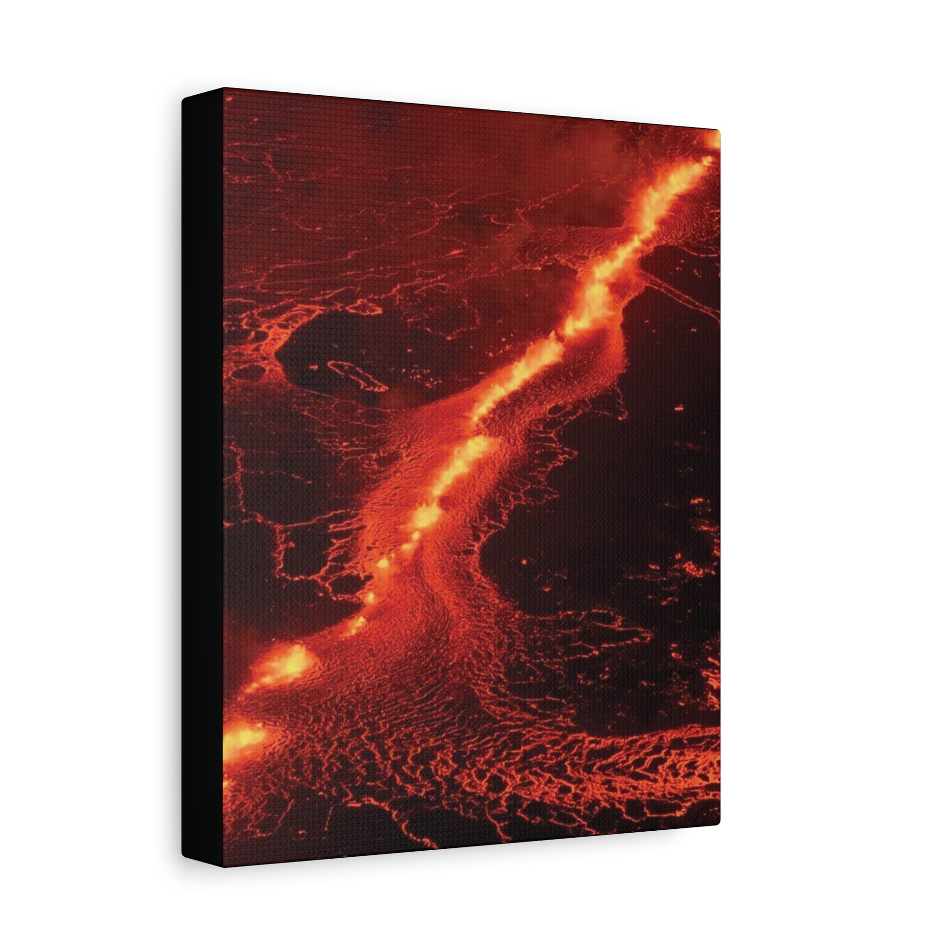 Lava Flow Canvas Wall Art, Modern Home Decor, Unique Gift for Art Lovers, Living Room Decoration