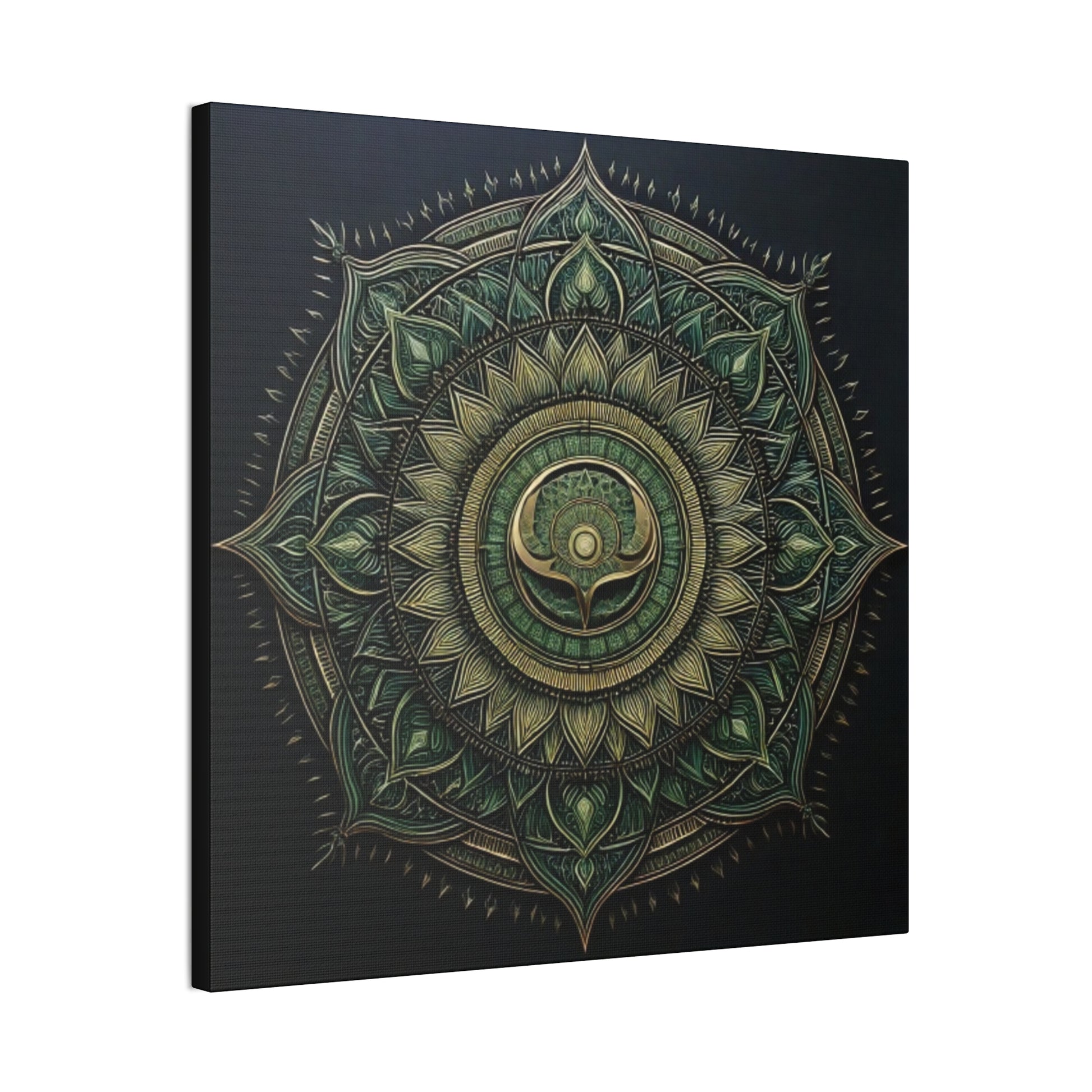 Bohemian Decor Wall Art Canvas, Mandala Artwork, Home Decor Gift, Meditation Room Decoration, Unique Gift for Yoga Lovers