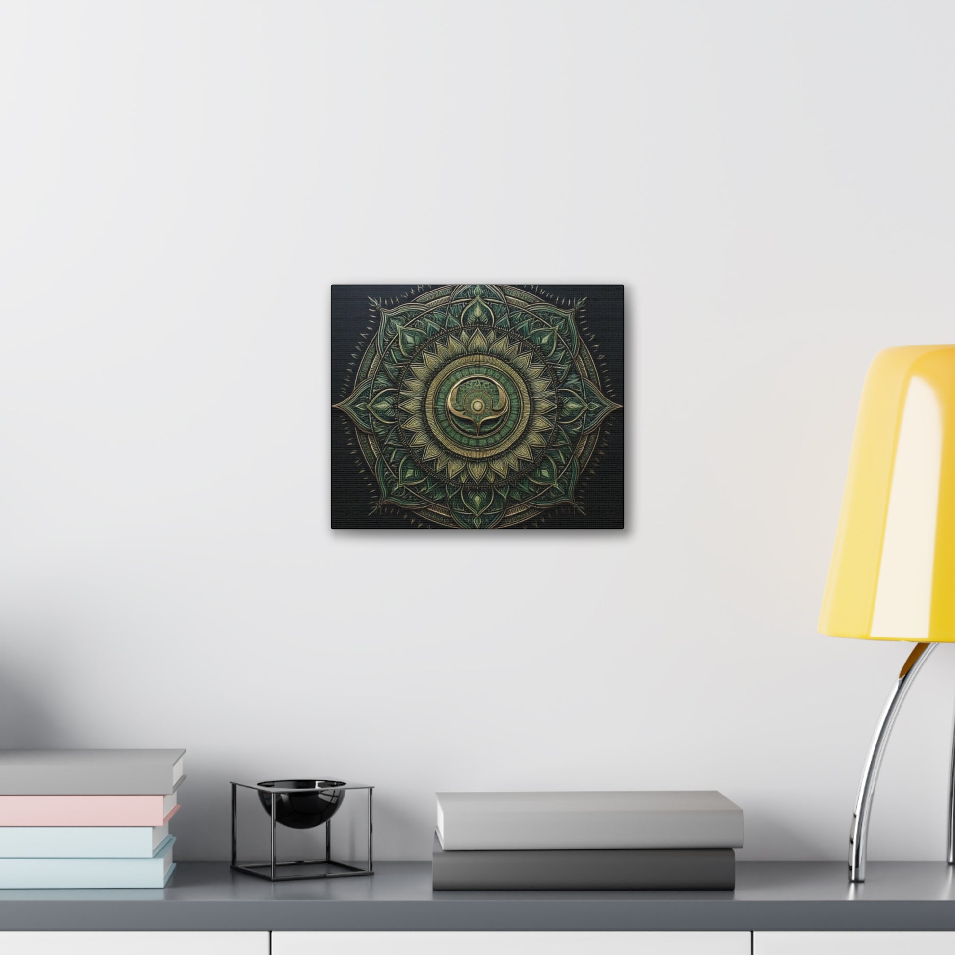 Bohemian Decor Wall Art Canvas, Mandala Artwork, Home Decor Gift, Meditation Room Decoration, Unique Gift for Yoga Lovers
