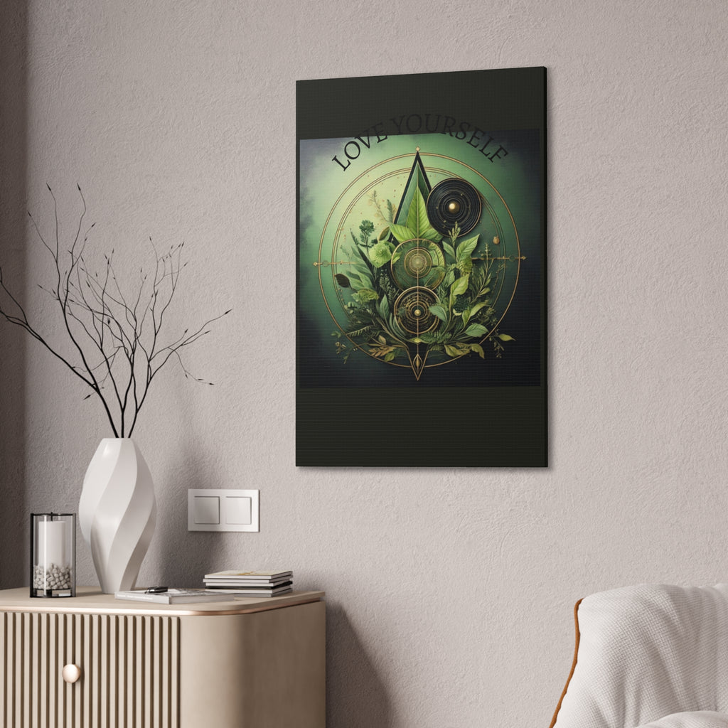Canvas Art Print, Boho Wall Decor, Greenery Artwork, Nature Inspired Decor, Gift for Plant Lovers