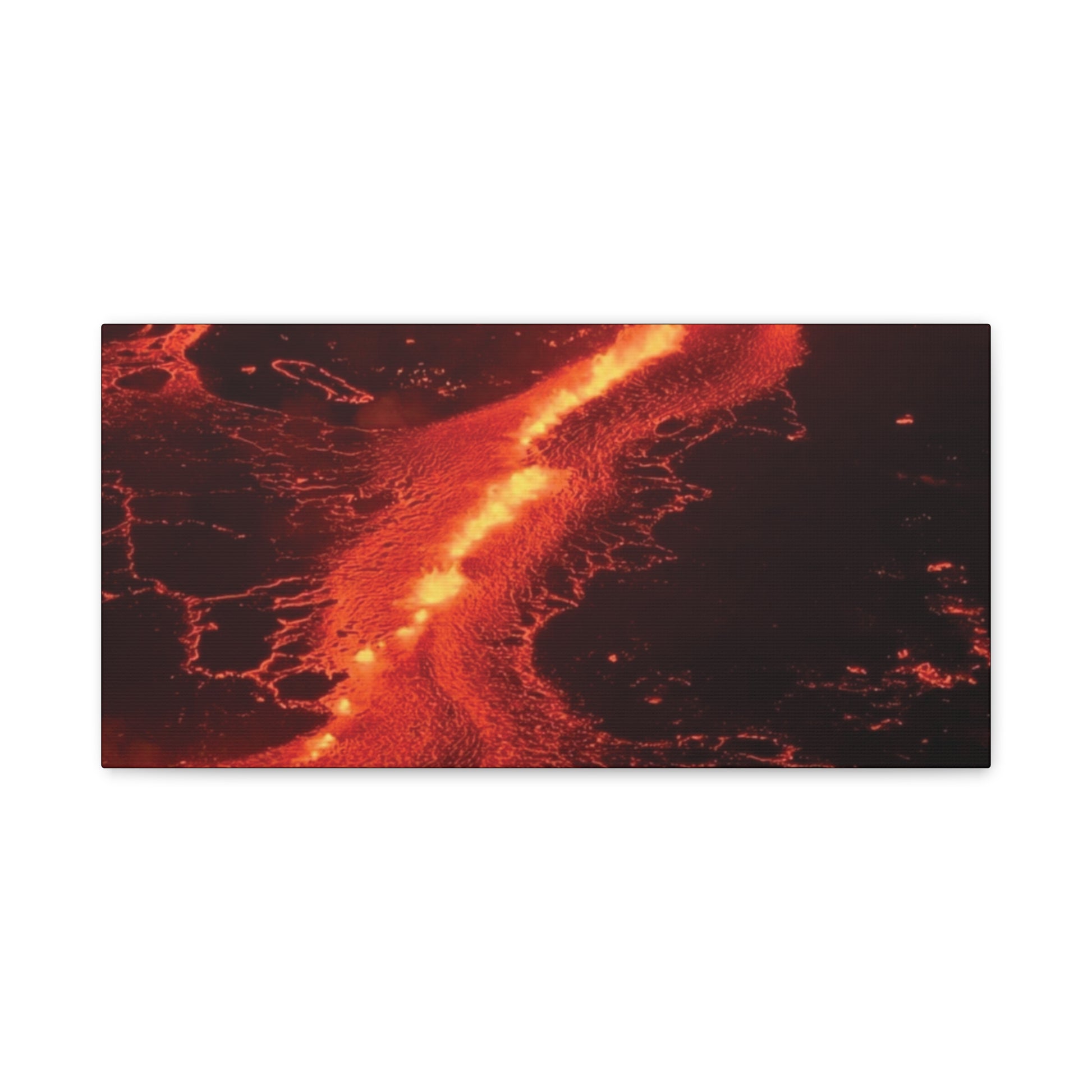Lava Flow Canvas Wall Art, Modern Home Decor, Unique Gift for Art Lovers, Living Room Decoration
