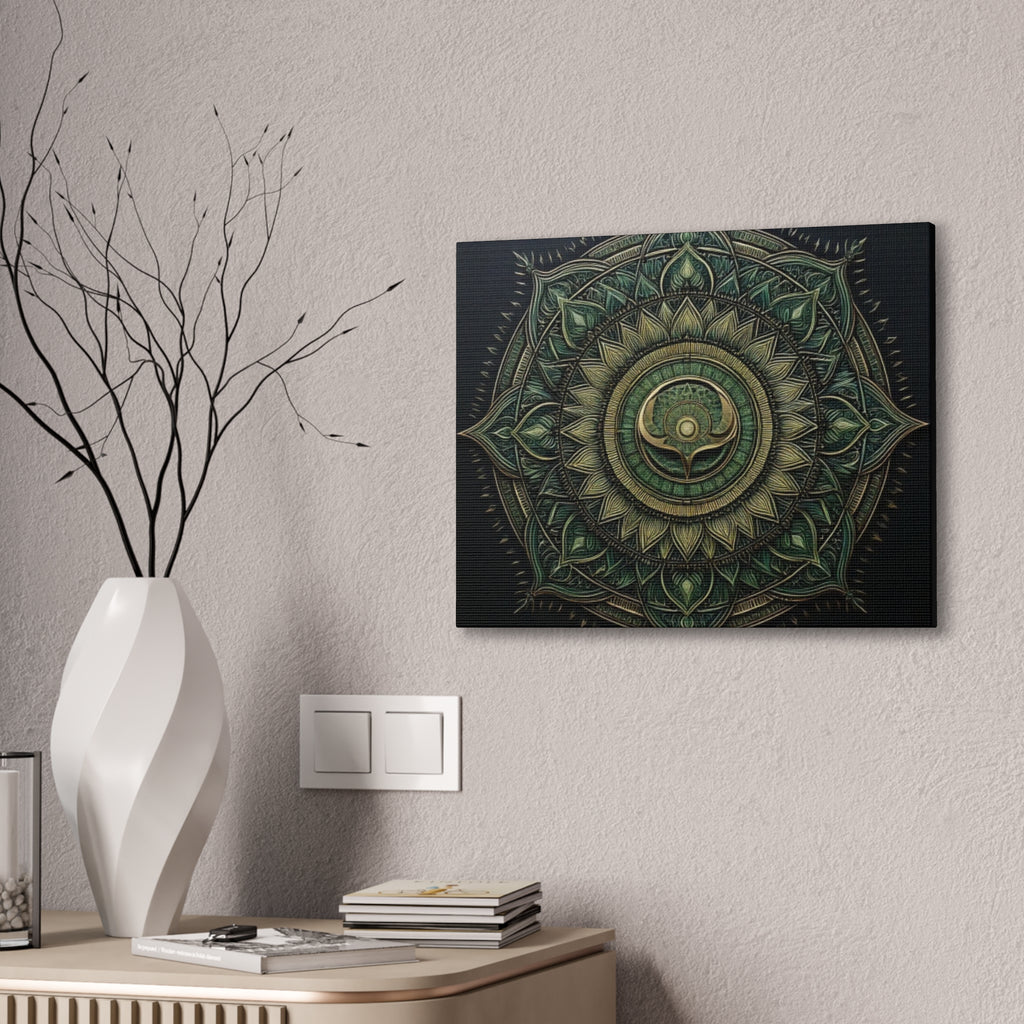 Bohemian Decor Wall Art Canvas, Mandala Artwork, Home Decor Gift, Meditation Room Decoration, Unique Gift for Yoga Lovers