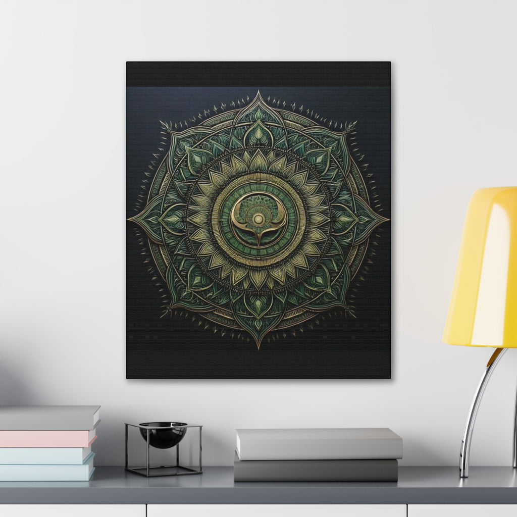Bohemian Decor Wall Art Canvas, Mandala Artwork, Home Decor Gift, Meditation Room Decoration, Unique Gift for Yoga Lovers