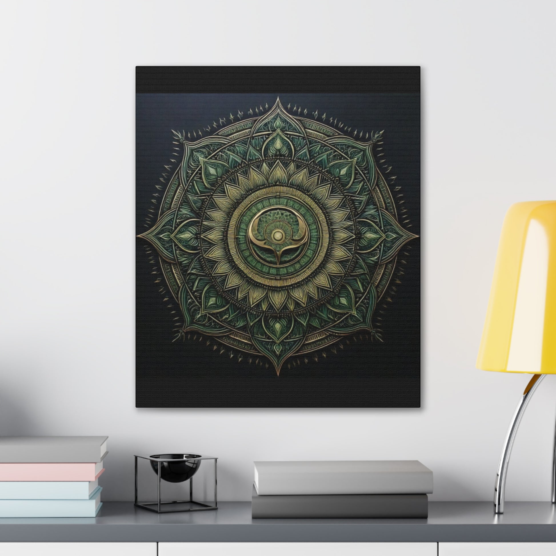 Bohemian Decor Wall Art Canvas, Mandala Artwork, Home Decor Gift, Meditation Room Decoration, Unique Gift for Yoga Lovers