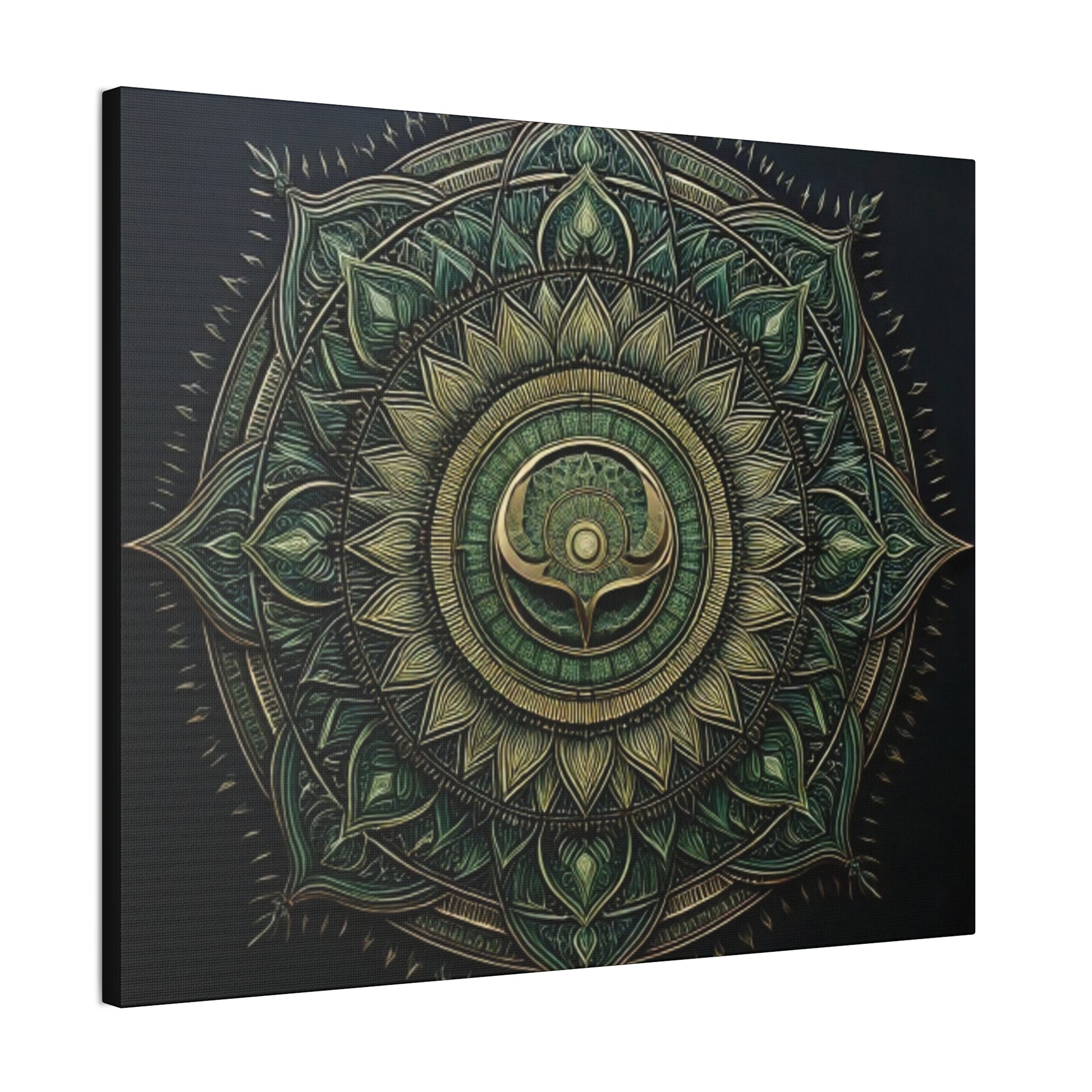 Bohemian Decor Wall Art Canvas, Mandala Artwork, Home Decor Gift, Meditation Room Decoration, Unique Gift for Yoga Lovers