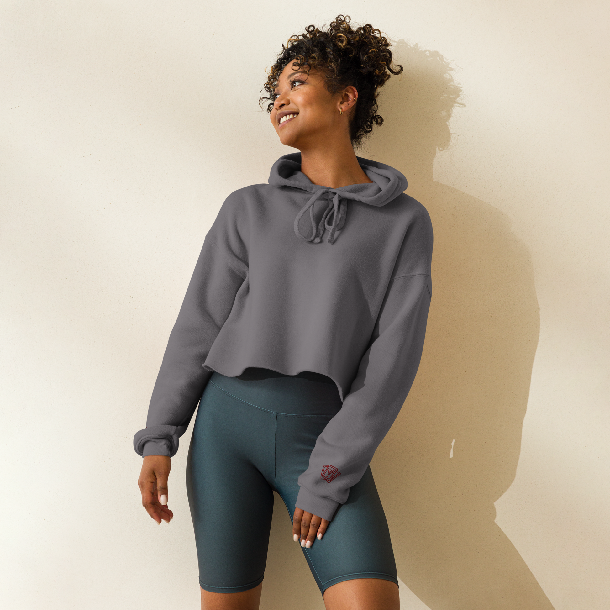 “Rebirth” Phoenix Cropped Hoodie | Tarot Card Style Women’s Streetwear